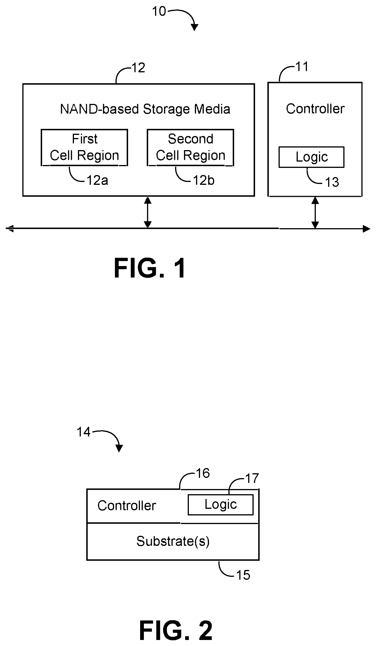 Patent US12602182 Figure 1 – User configurable SLC memory size