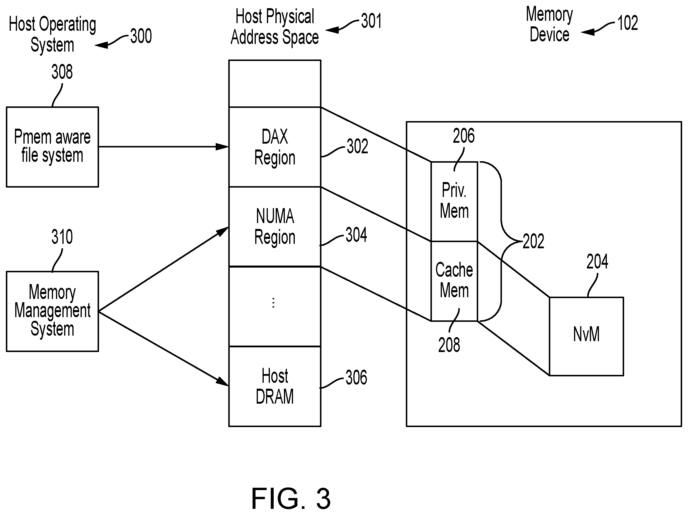 Patent US12602187 Figure 3 – Systems and methods for collecting trace data via a memory device