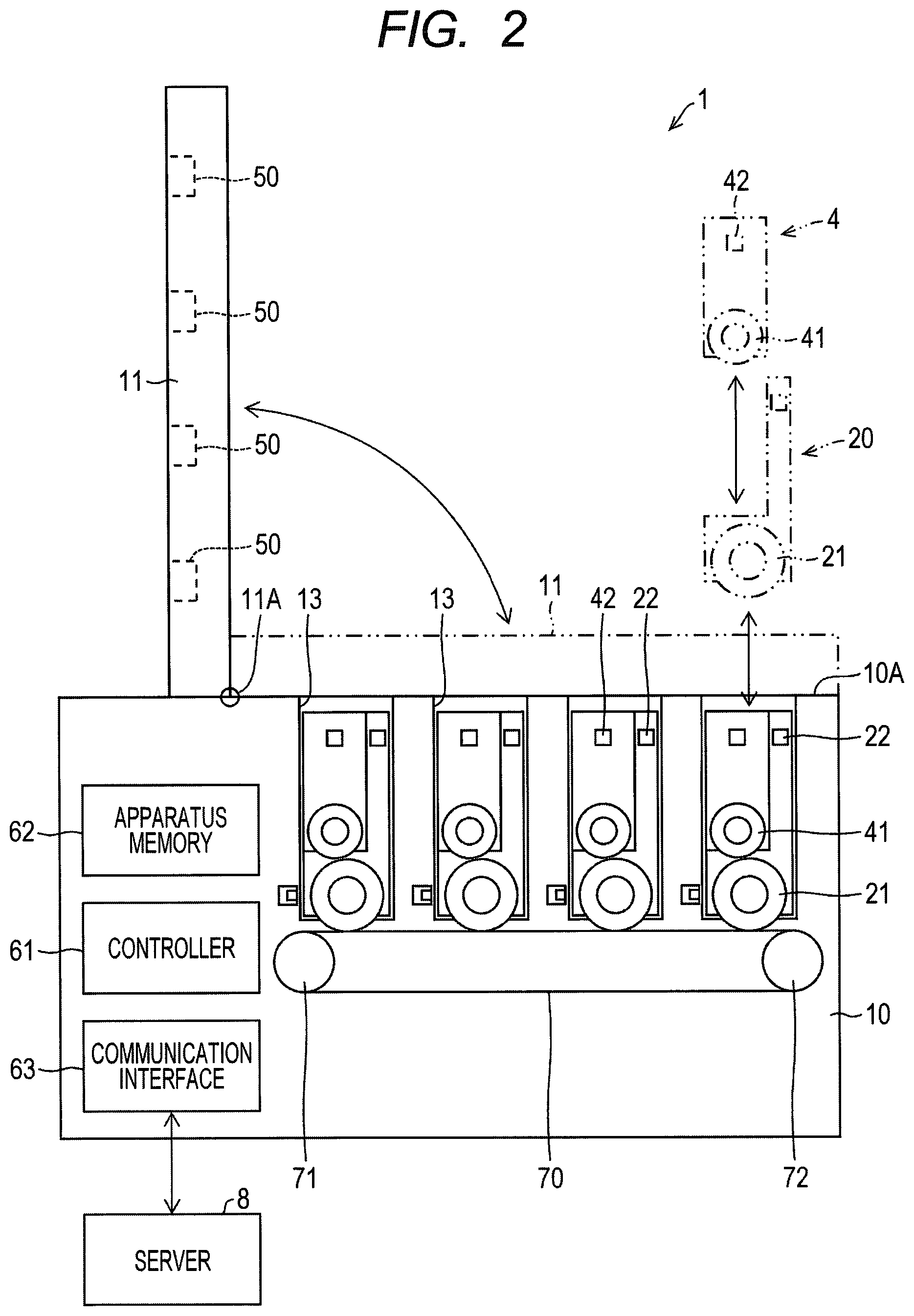 Patent US12602192 Figure 2 – Image forming apparatus and control method