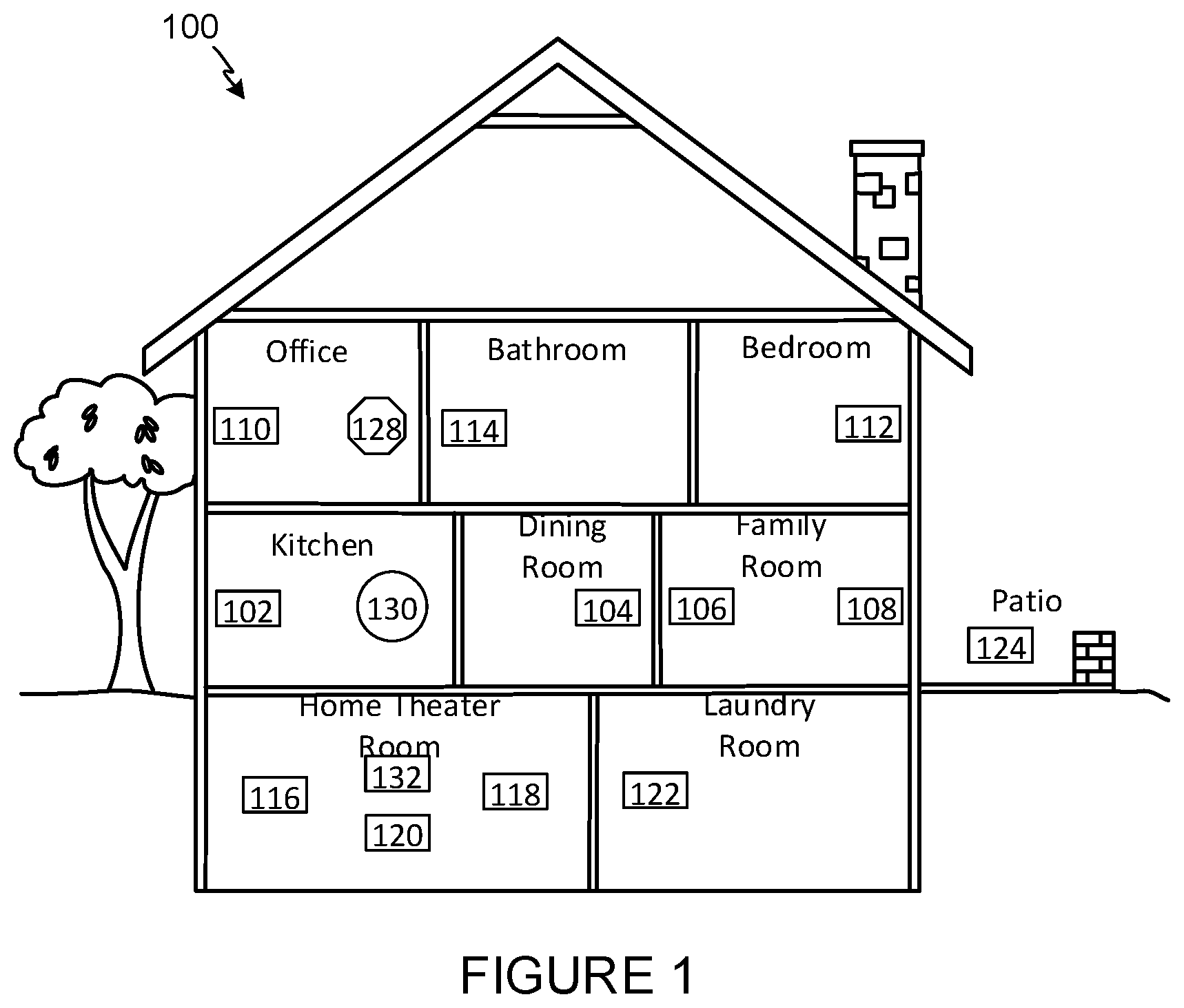 Patent US12602196 Figure 1 – Audio playback adjustment