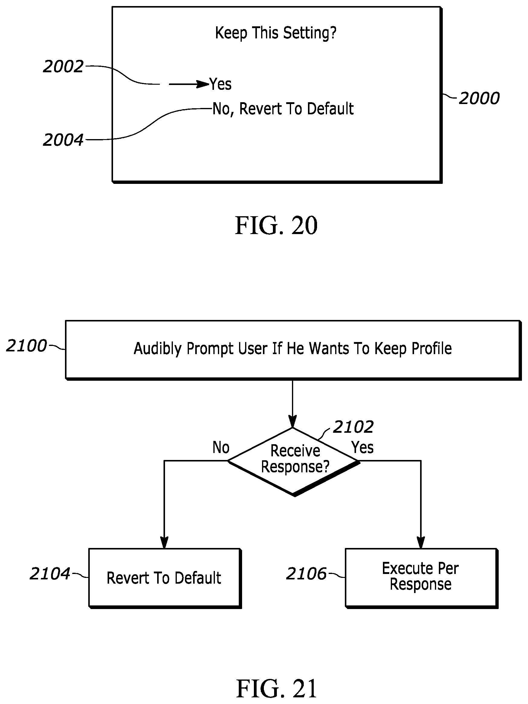 Patent US12602197 Figure 12 – Configuration of platform application with audio profile of a user