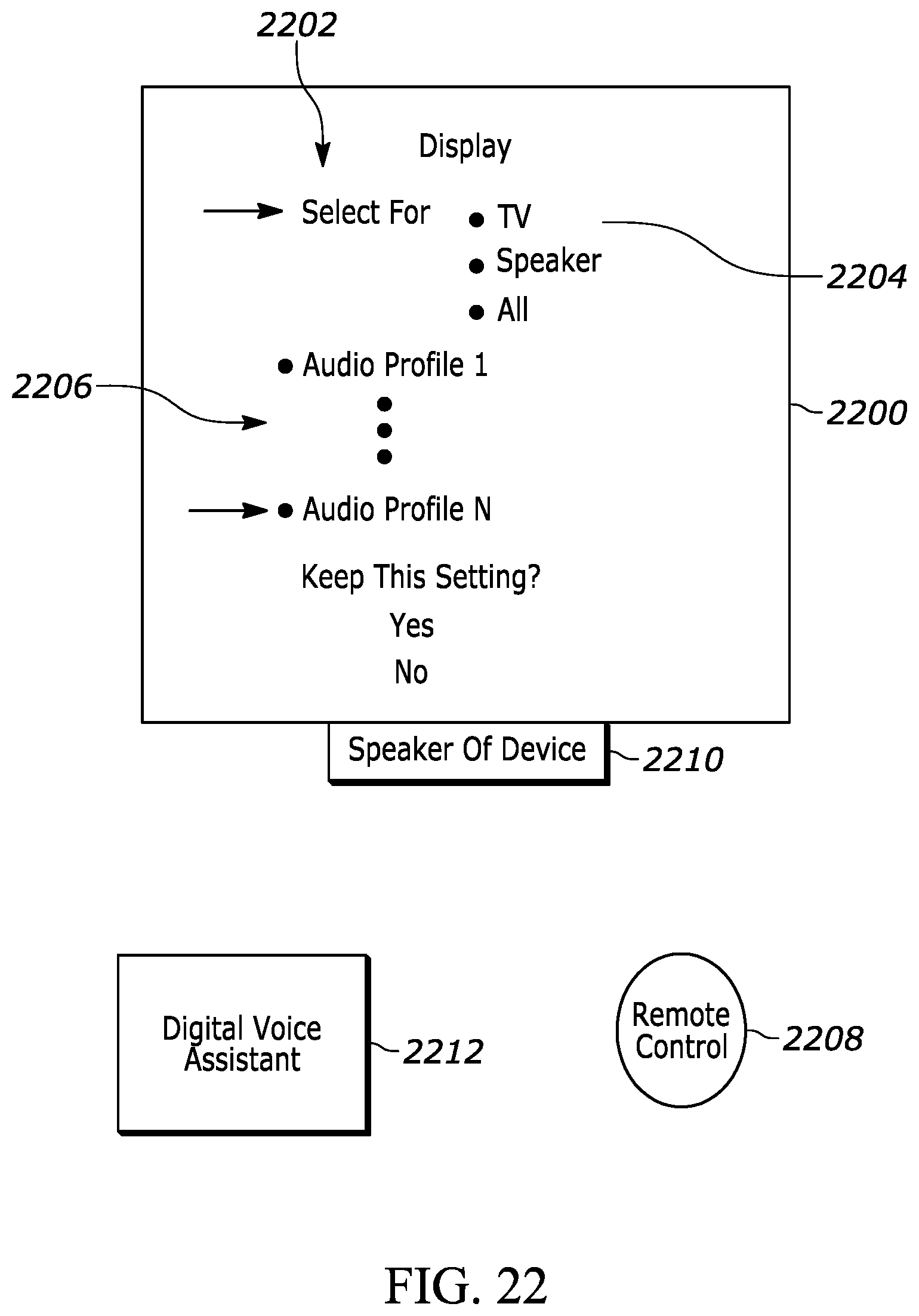 Patent US12602197 Figure 13 – Configuration of platform application with audio profile of a user