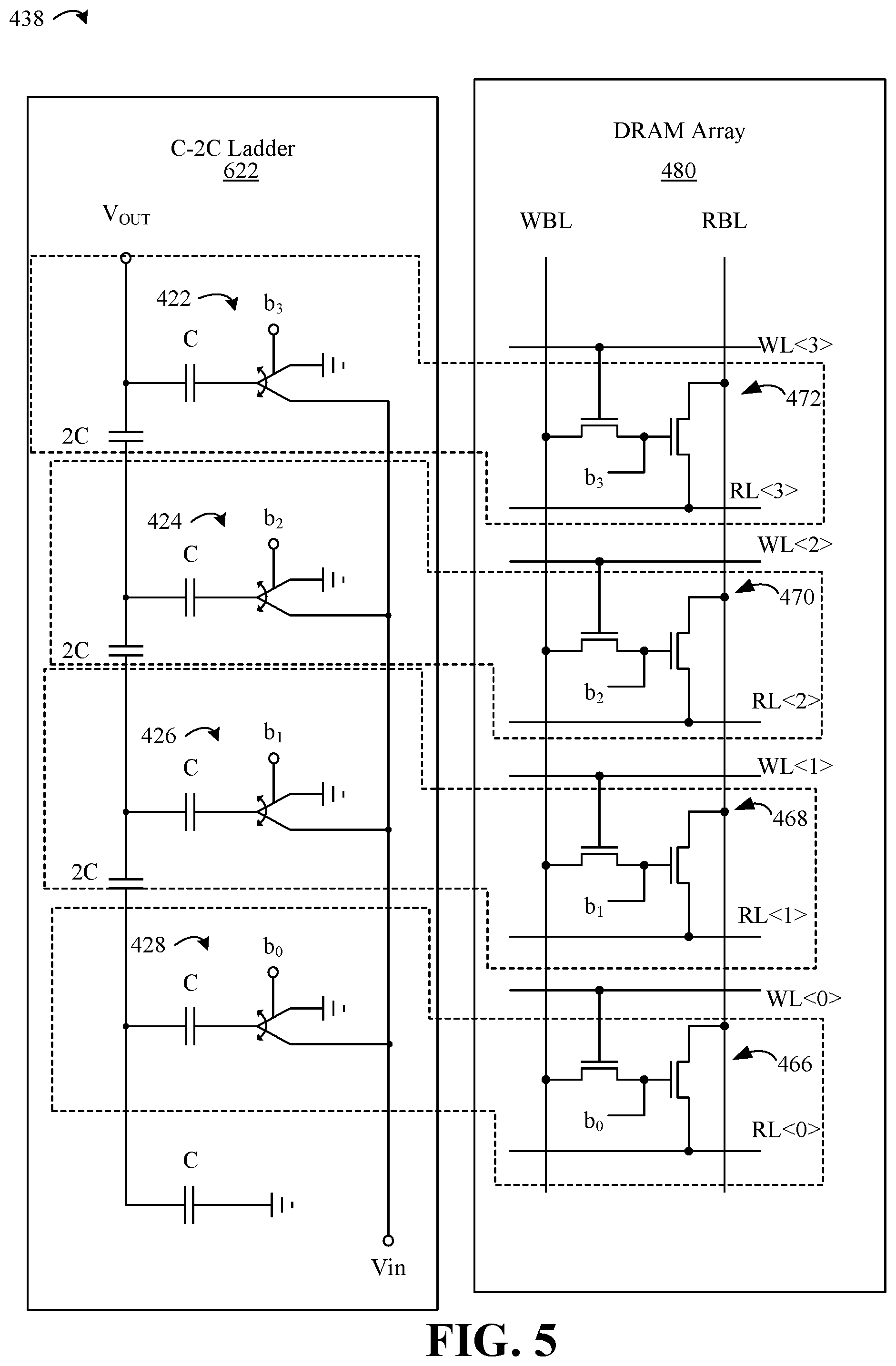 Patent US12602200 Figure 7 – Analog multiply-accumulate unit for multibit in-memory cell computing