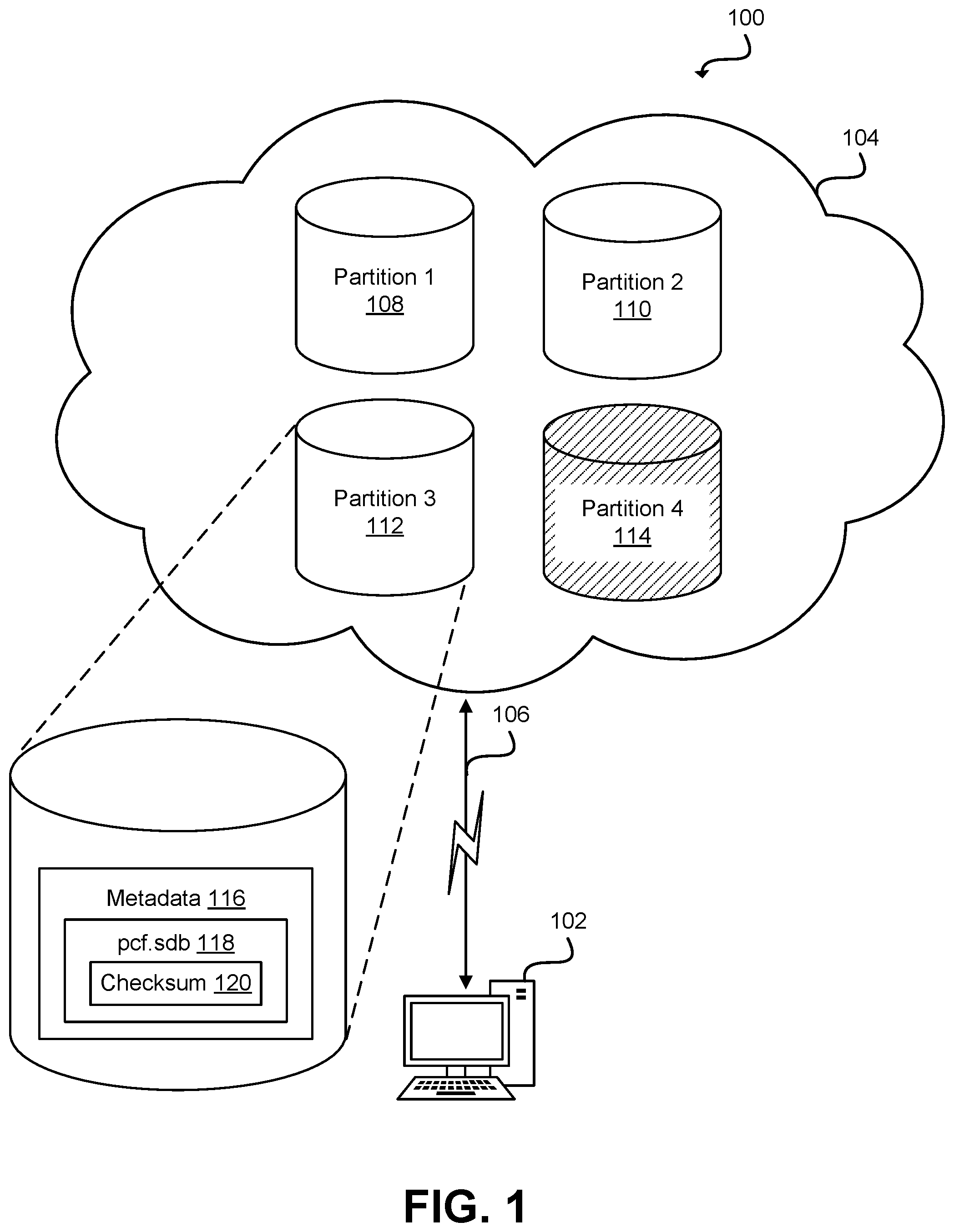 Patent US12602215 Figure 1 – Cloud enabled hardware simulation with smart reuse of historical data