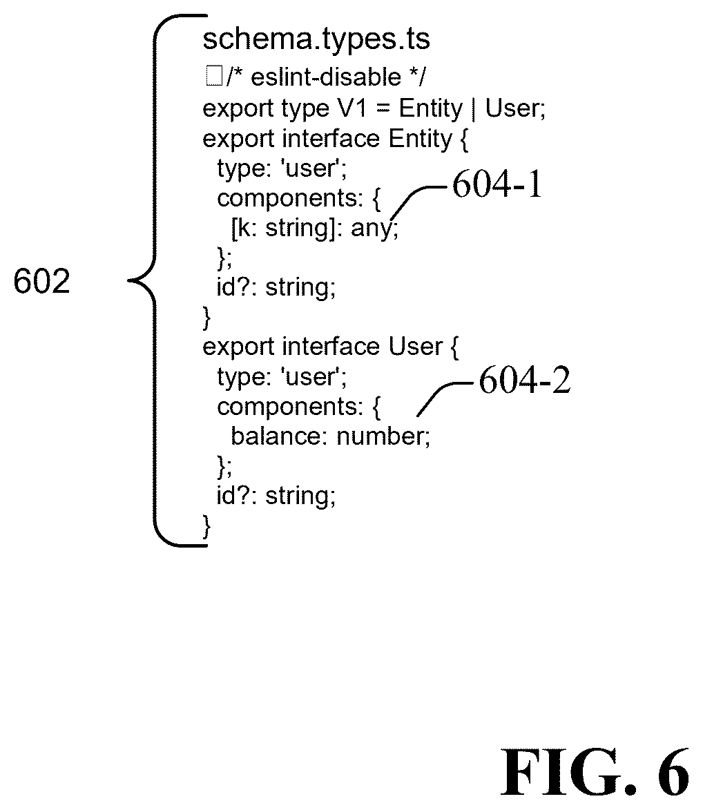 Patent US12602216 Figure 6 – Schema registry for client-server environments