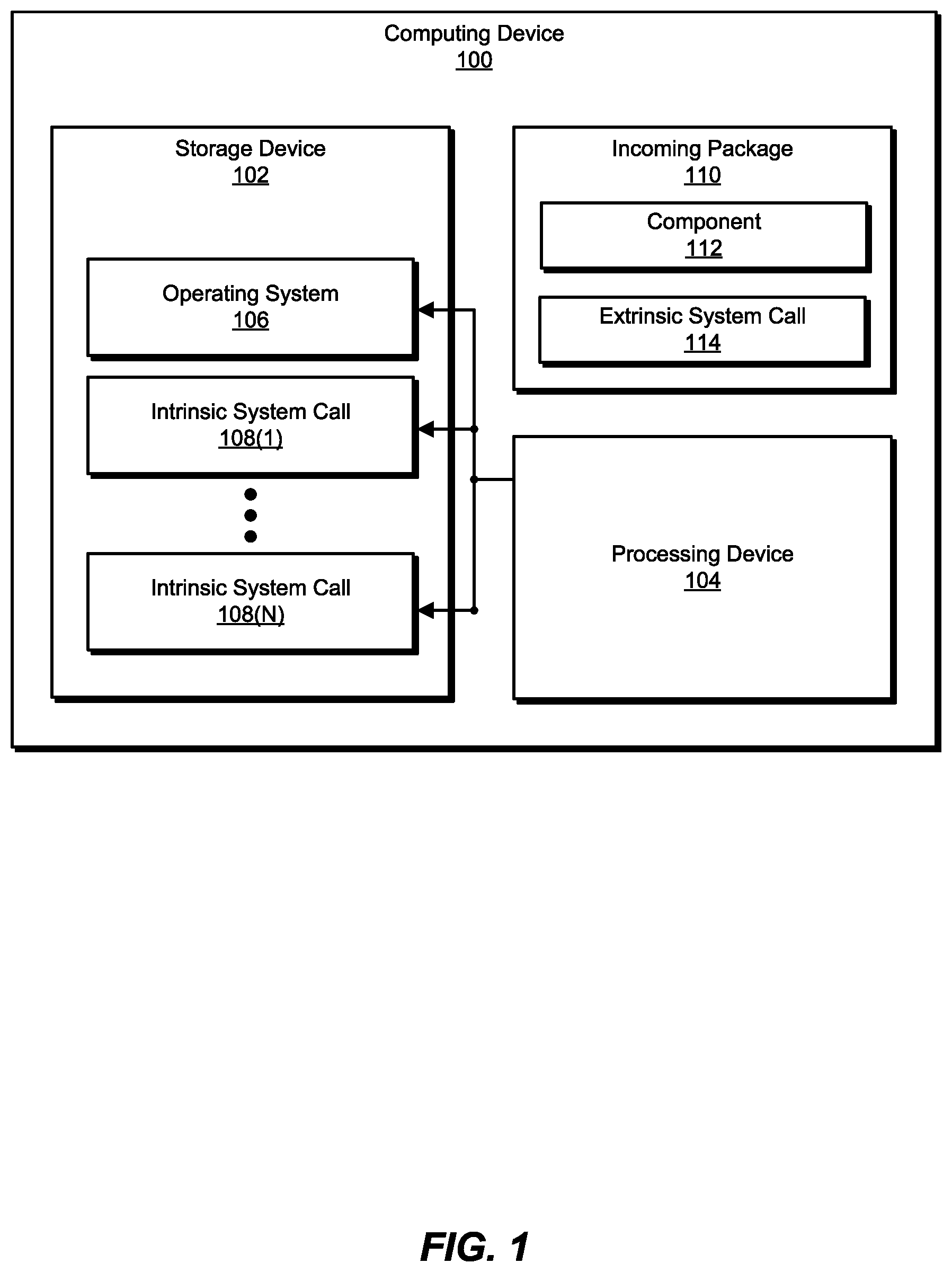 Patent US12602218 — Apparatus, system, and method for supplementing outdated versions of operating systems to facilitate upgrades — Figure 1