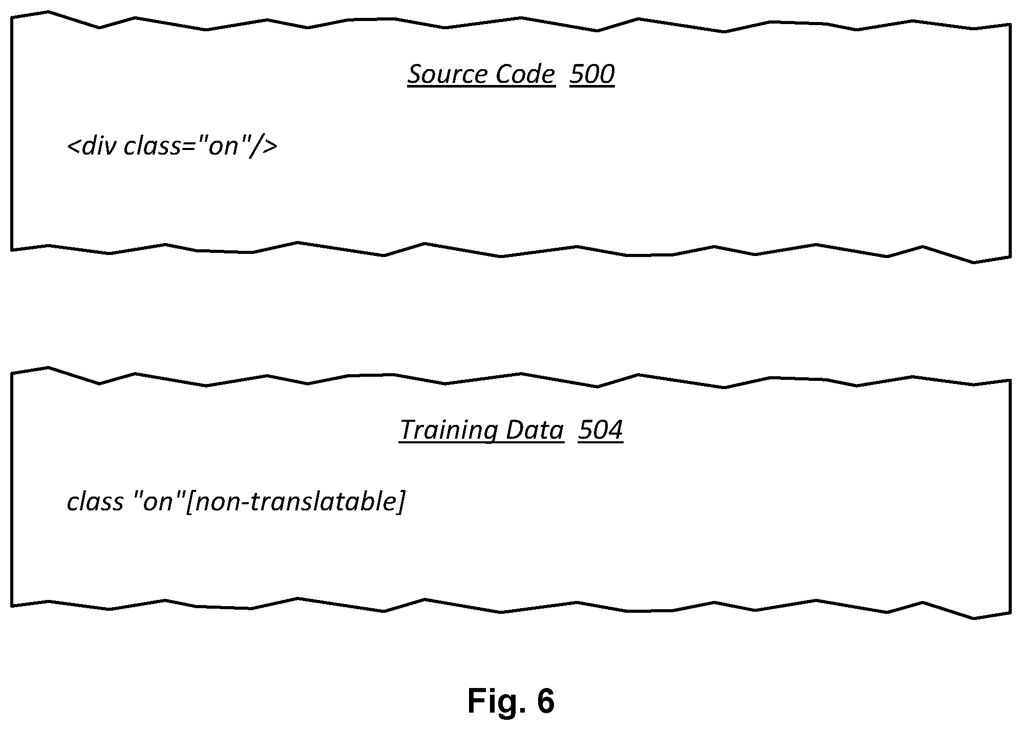 Patent US12602225 Figure 6 – Identifying the translatability of hard-coded strings in source code via POS tagging