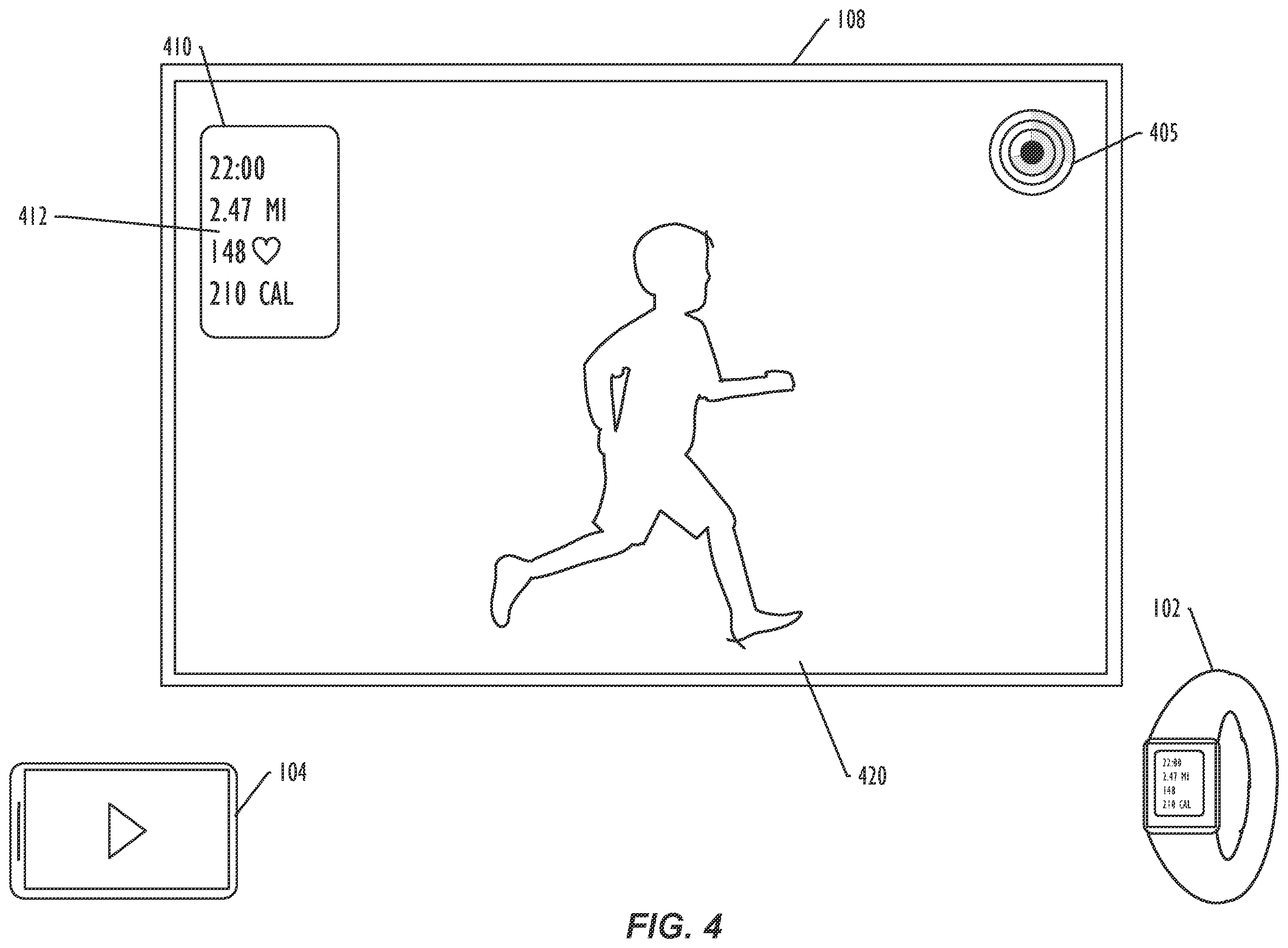 Patent US12602237 Figure 4 – User interface extendability over wireless protocol