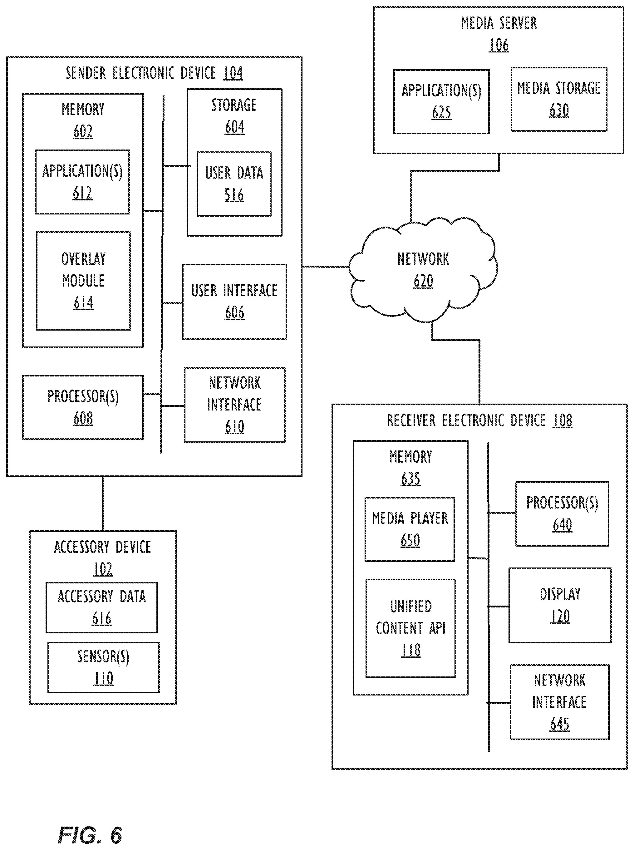 Patent US12602237 Figure 6 – User interface extendability over wireless protocol