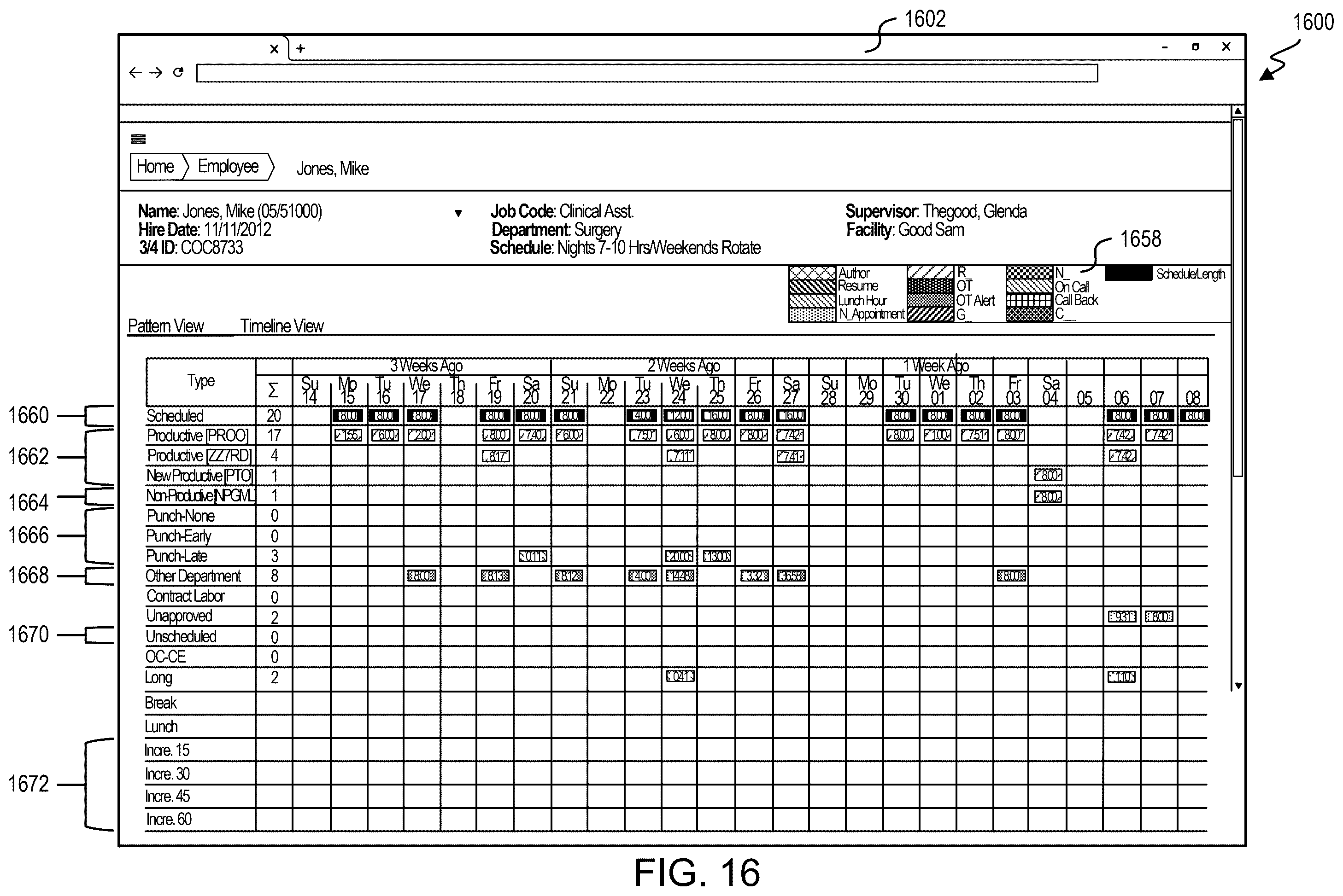 Patent US12602238 Figure 16 – Disparate data aggregation for user interface customization