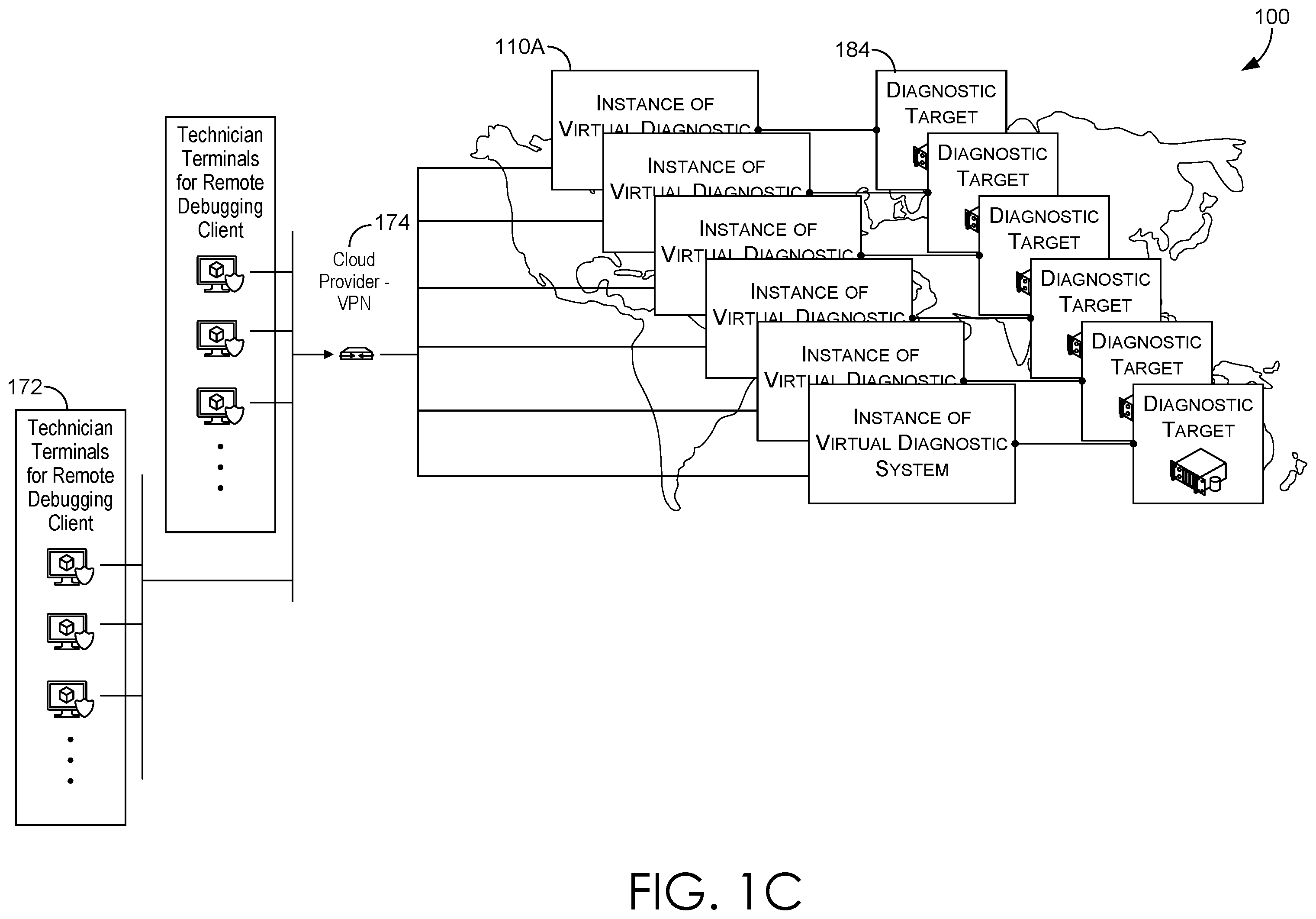 Patent US12602241 Figure 3 – Secure networking engine for a technical support management system
