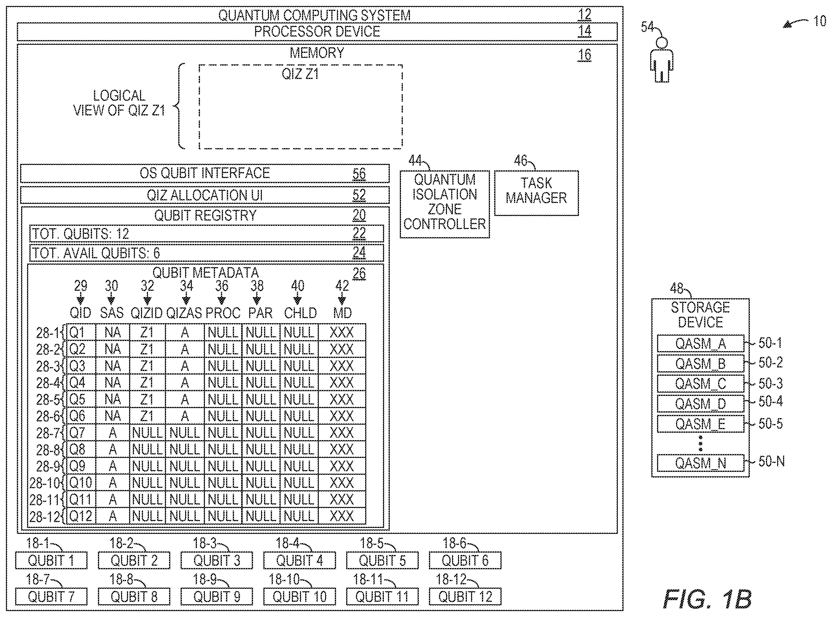 Patent US12602245 Figure 2 – Quantum isolation zoneslc