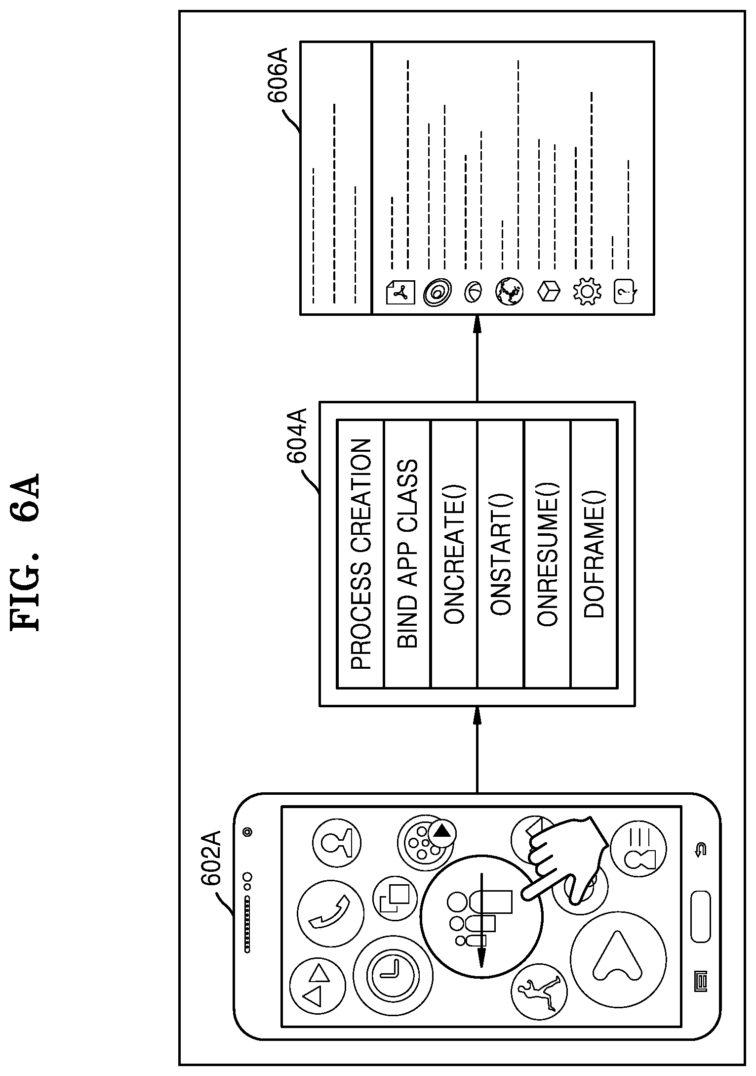 Patent US12602248 Figure 7 – Method and device of launching an application in background