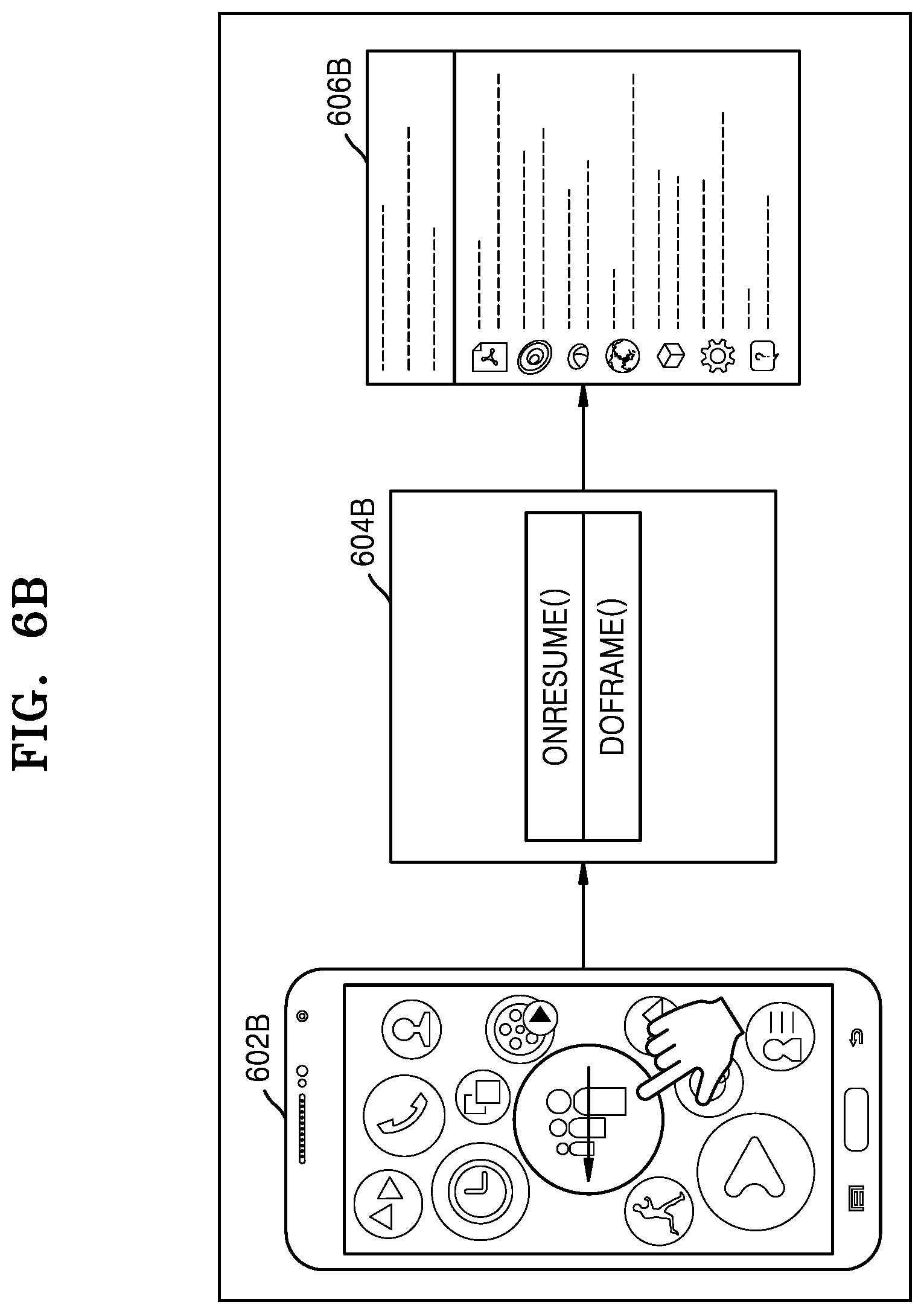 Patent US12602248 Figure 8 – Method and device of launching an application in background