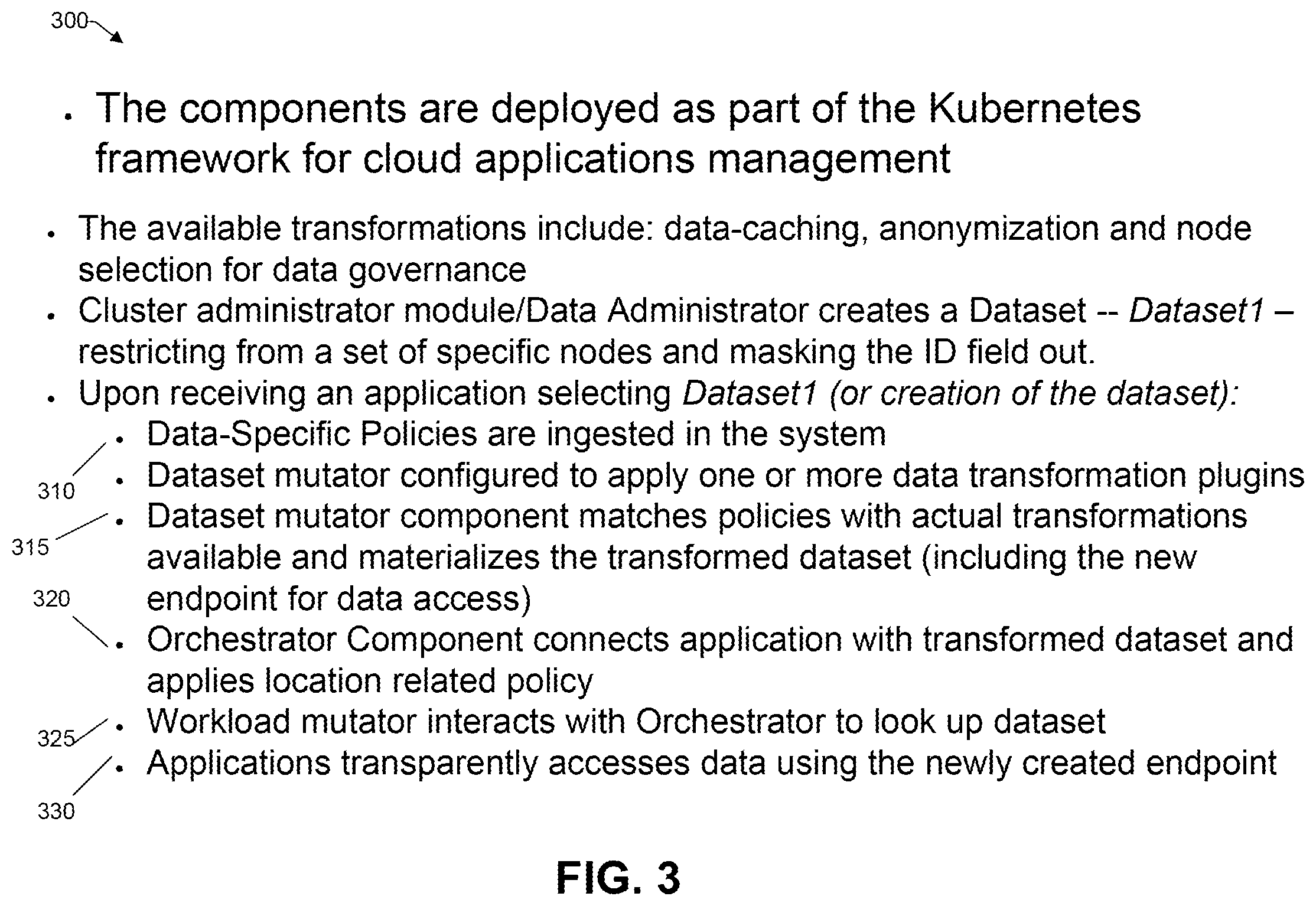 Patent US12602263 Figure 3 – Transparent data transformation and access for workloads in cloud environments