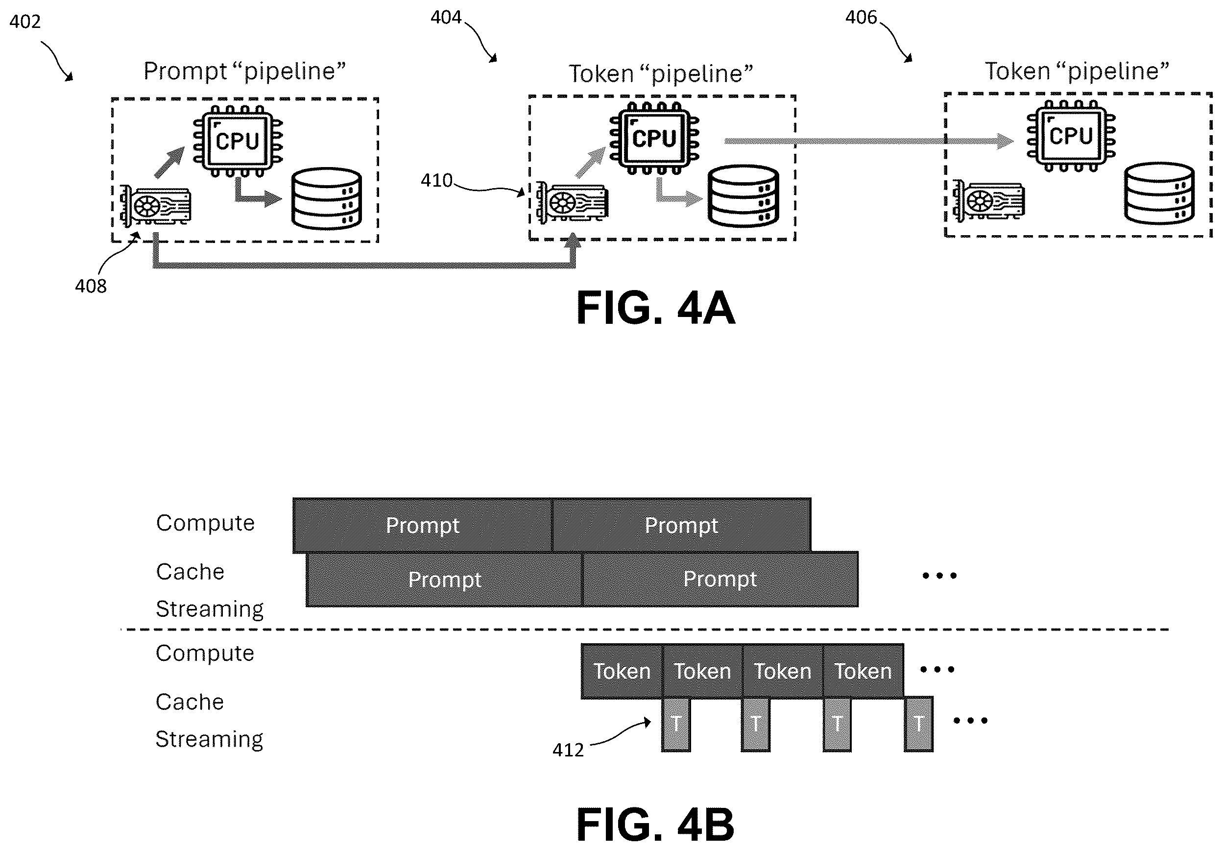 Patent US12602270 Figure 4 – KV-cache streaming for improved performance and fault tolerance in generative model serving