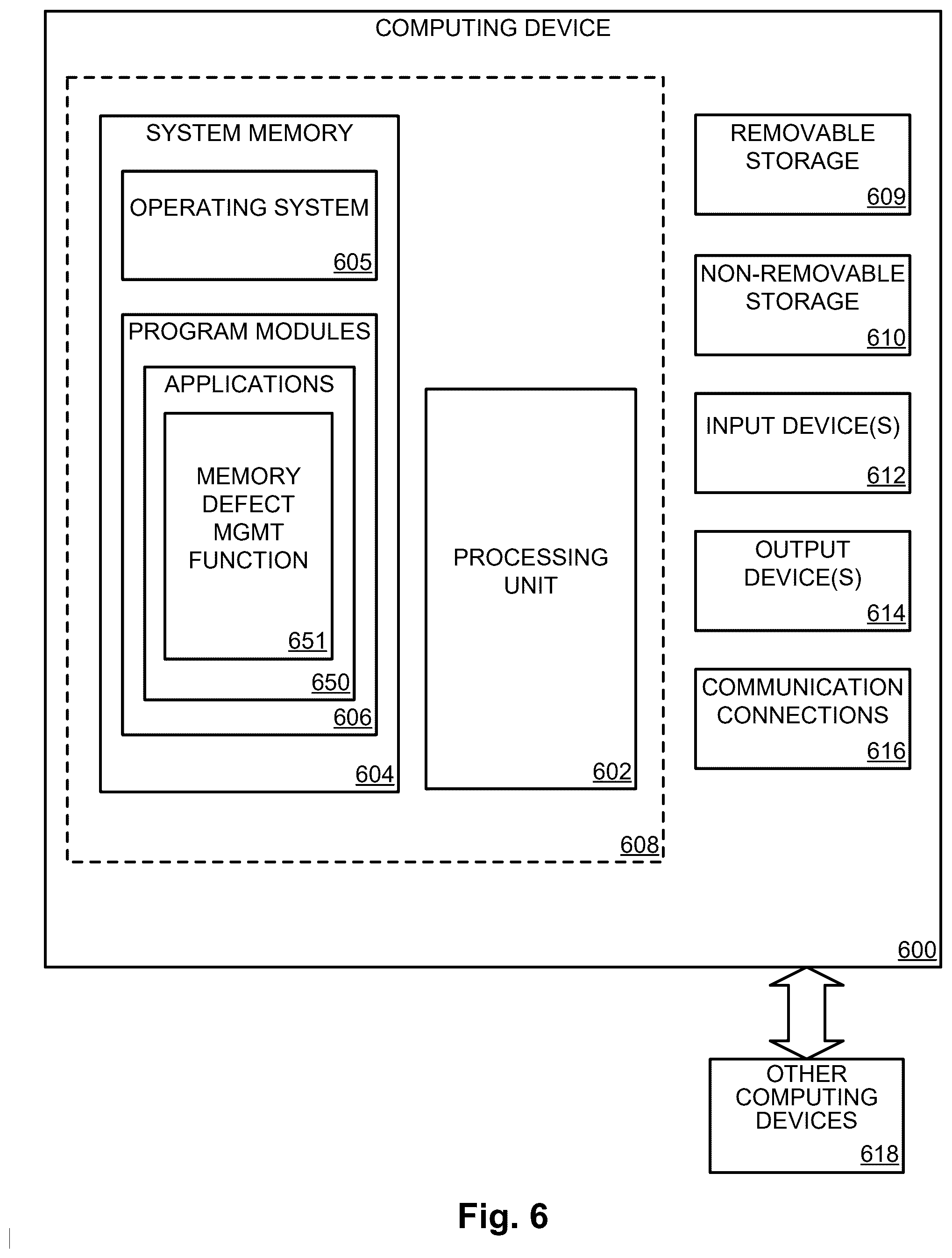 Patent US12602282 Figure 8 – Memory defect management