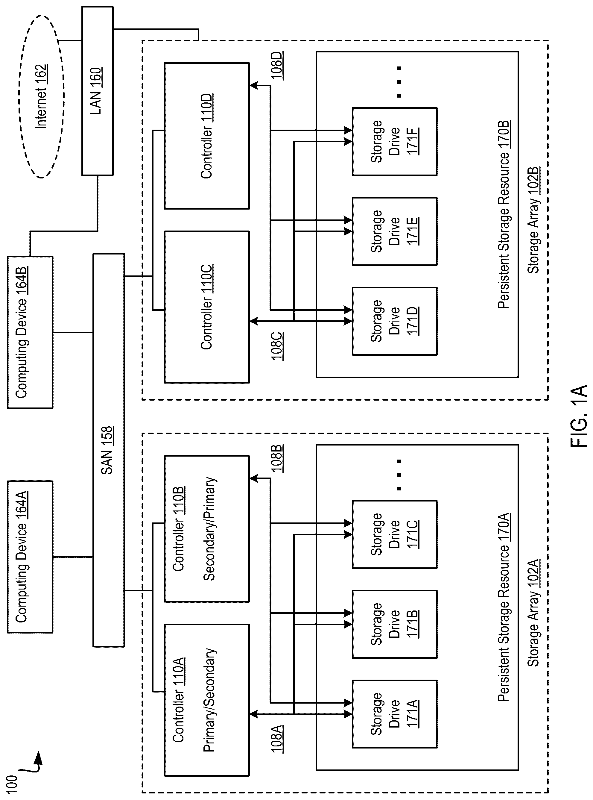 Patent US12602294 Figure 1 – Providing storage protection information