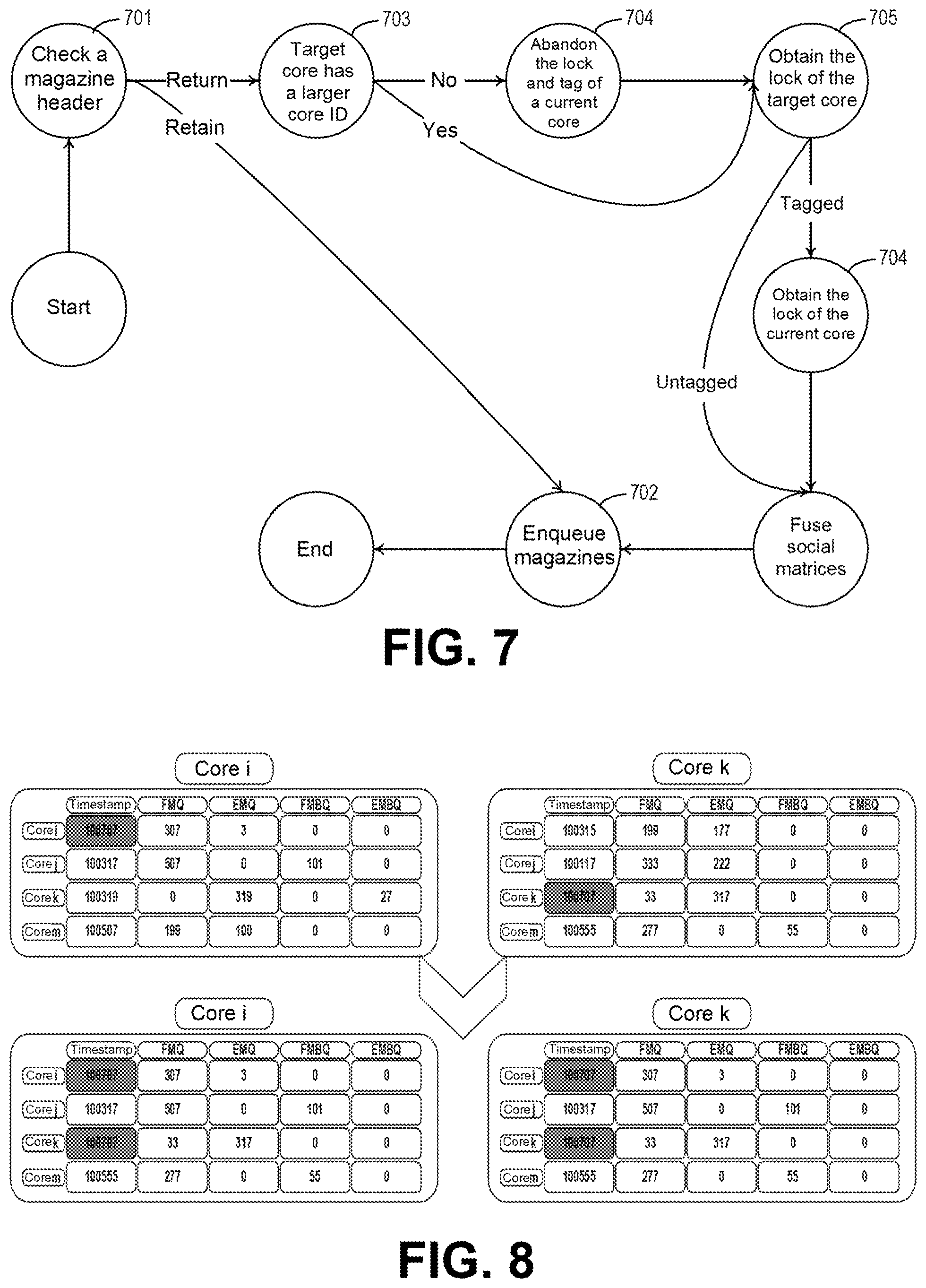 Patent US12602315 Figure 7 – Method, device, and program product for collecting or shooting memory bullets
