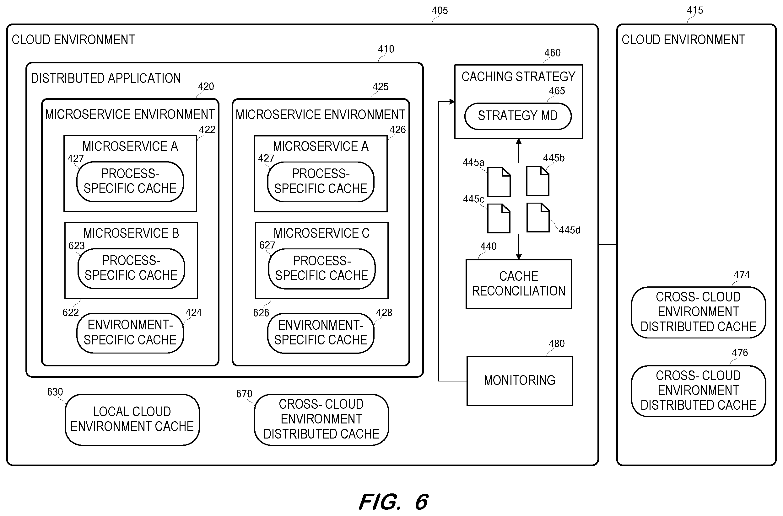 Patent US12602325 Figure 6 – Caching strategy determination and injection