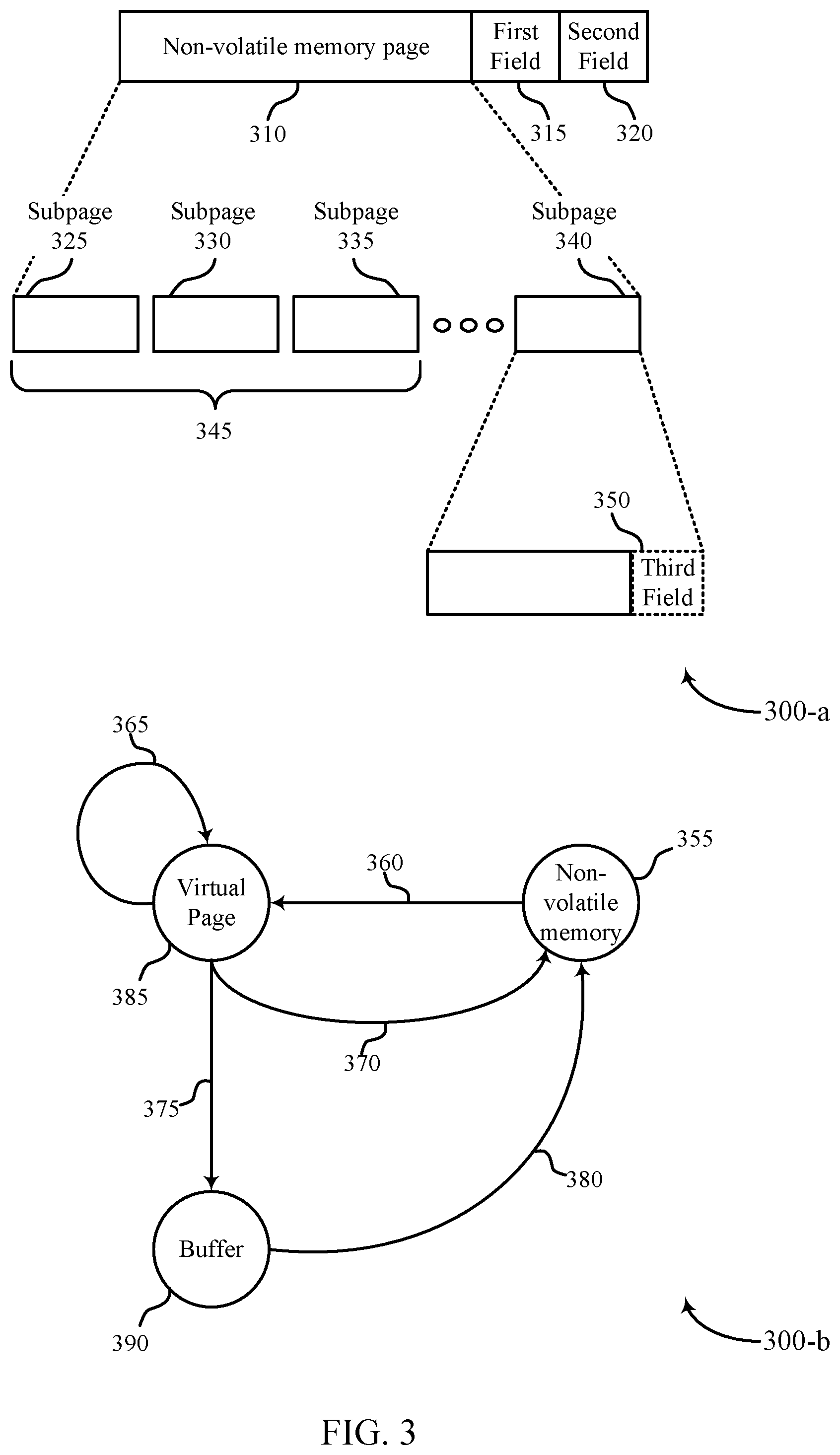 Patent US12602327 Figure 3 – Counter-based prefetch management for memory