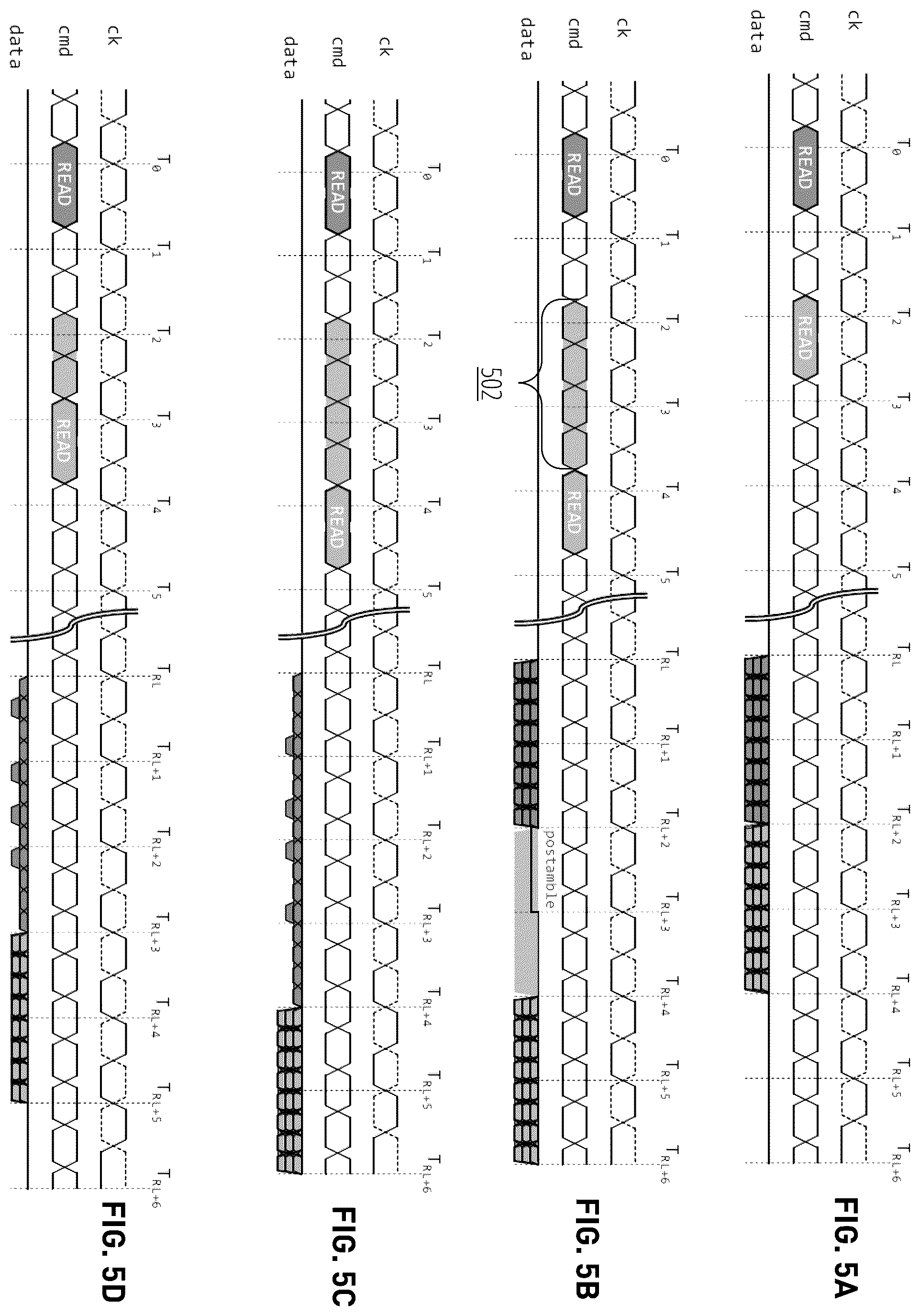 Patent US12602335 Figure 5 – Memory interface with reduced energy transmit mode