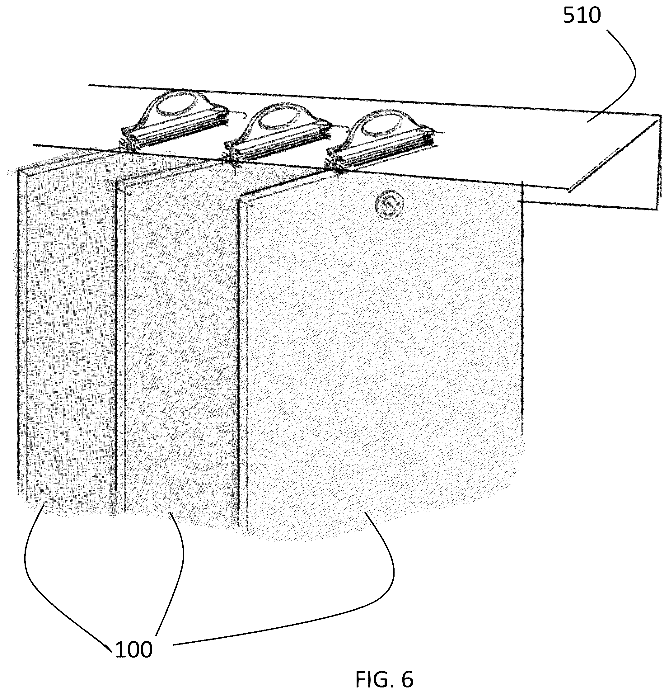 Patent US12602343 Figure 7 – Material display system and method