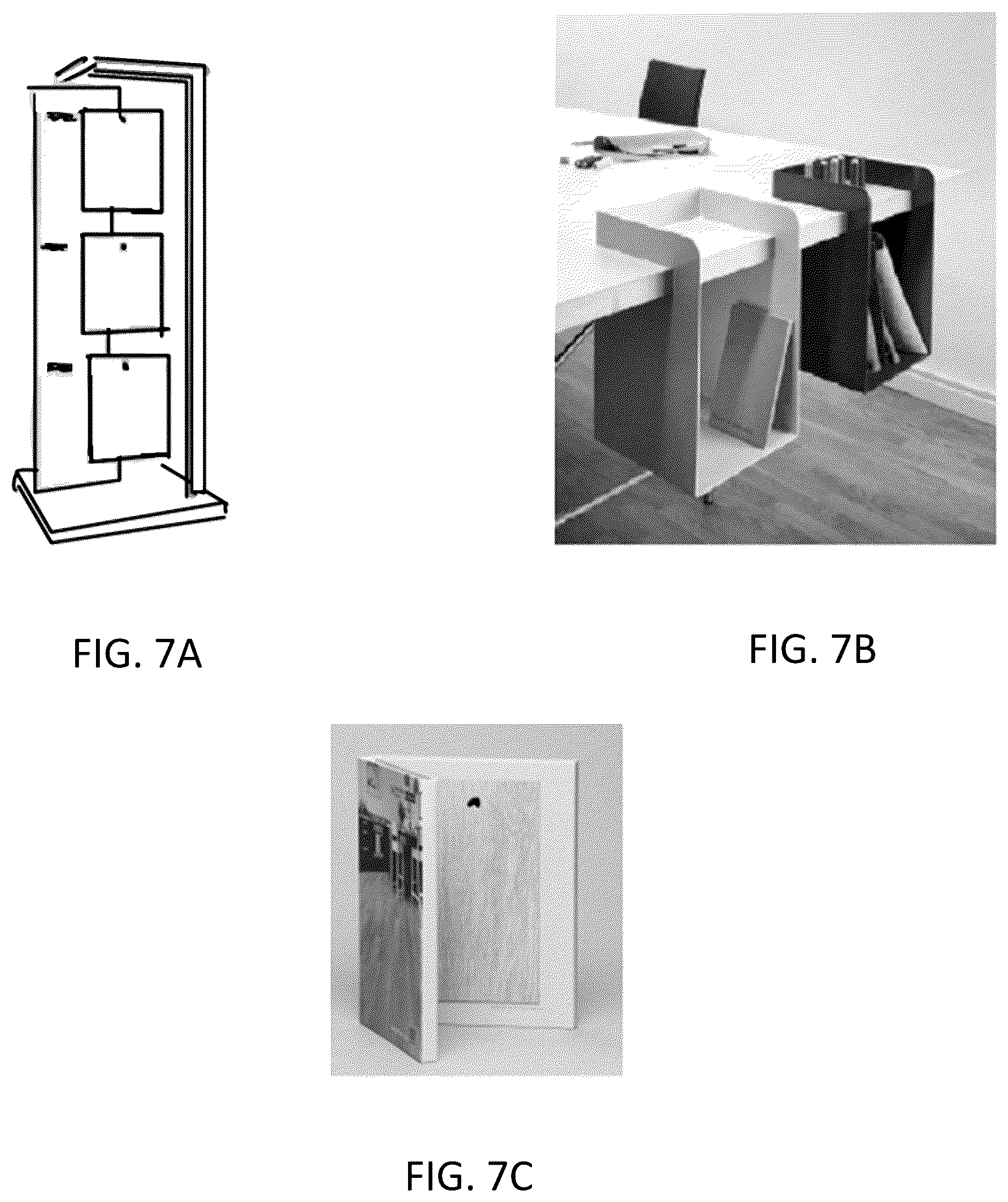 Patent US12602343 Figure 8 – Material display system and method