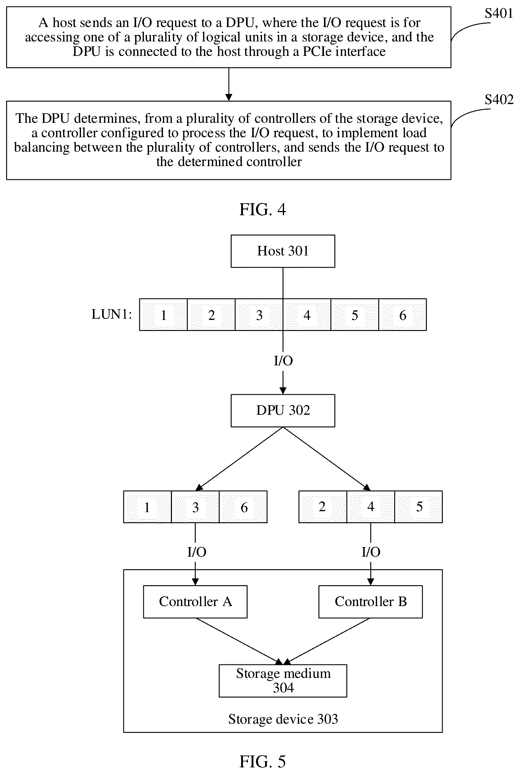 Patent US12602344 Figure 4 – Network storage method, storage system, data processing unit, and computer system