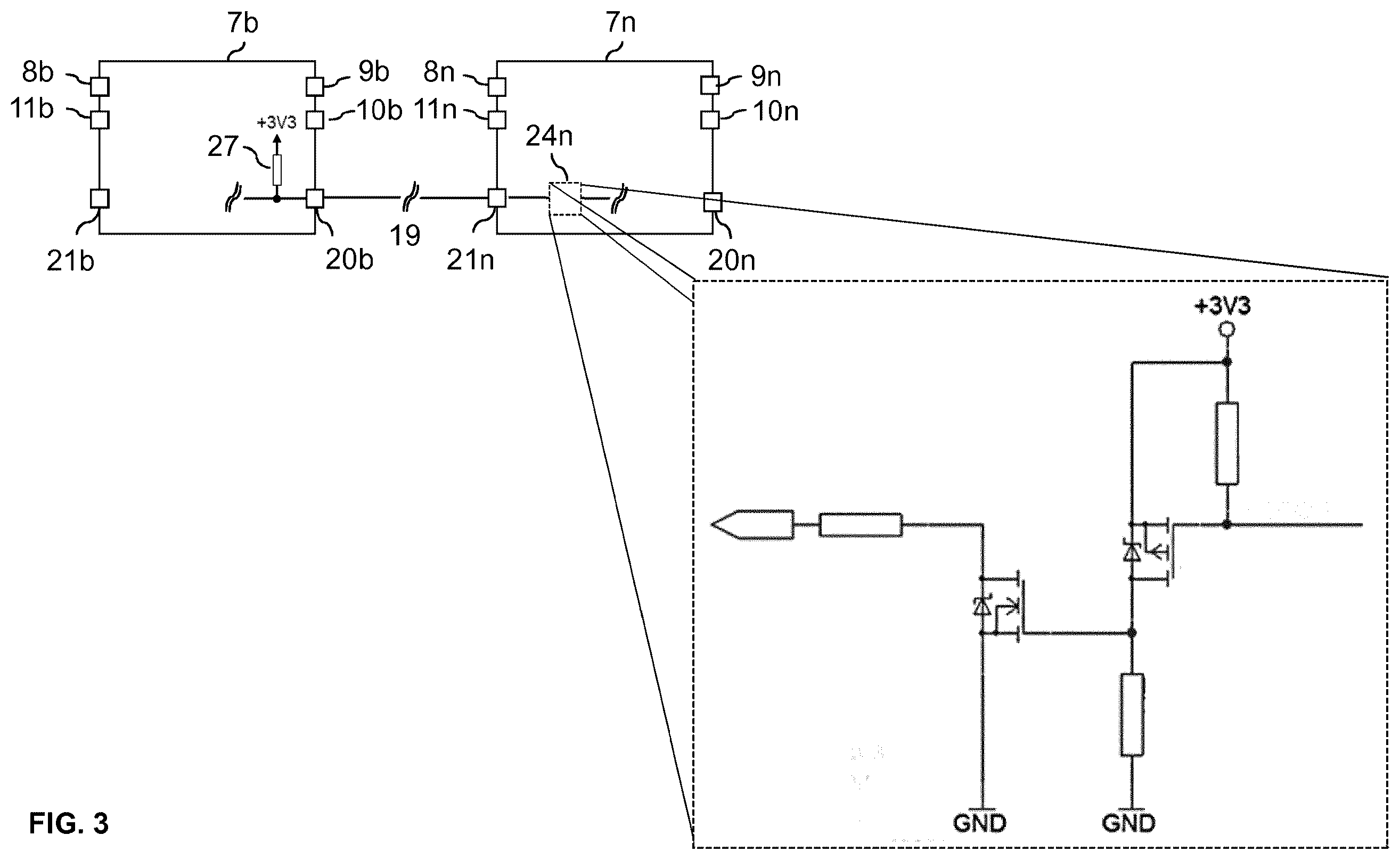 Patent US12602346 Figure 3 – Status signal output