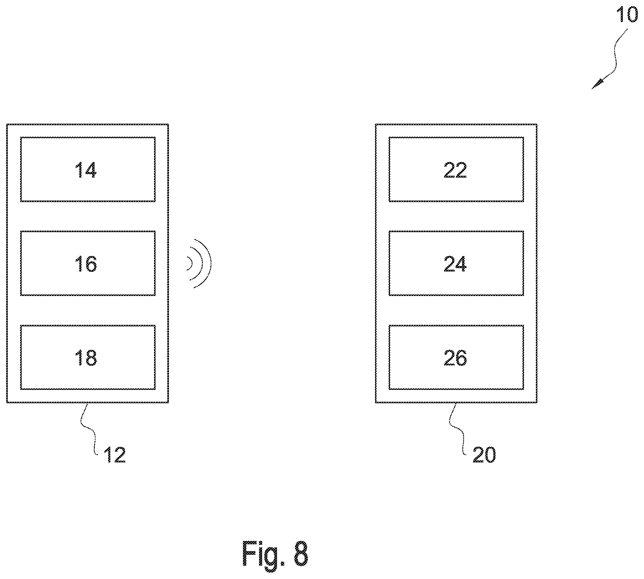 Patent US12602365 Figure 8 – Method for transmitting a bloom filter from a transmitter unit to a receiver unit