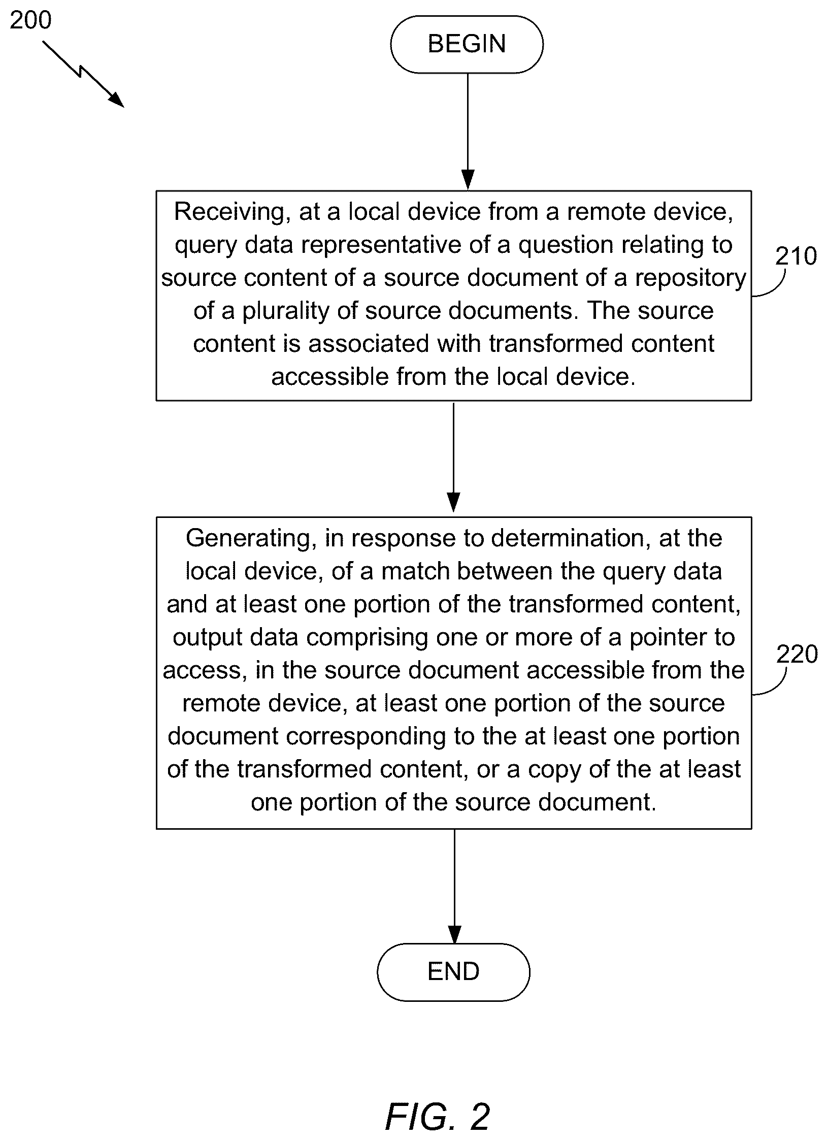 Patent US12602378 Figure 2 – Document processing and response generation system