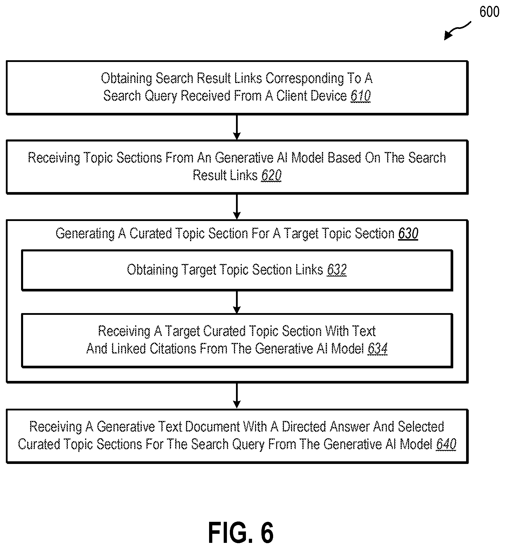 Patent US12602388 Figure 9 – Generative search engine text documents