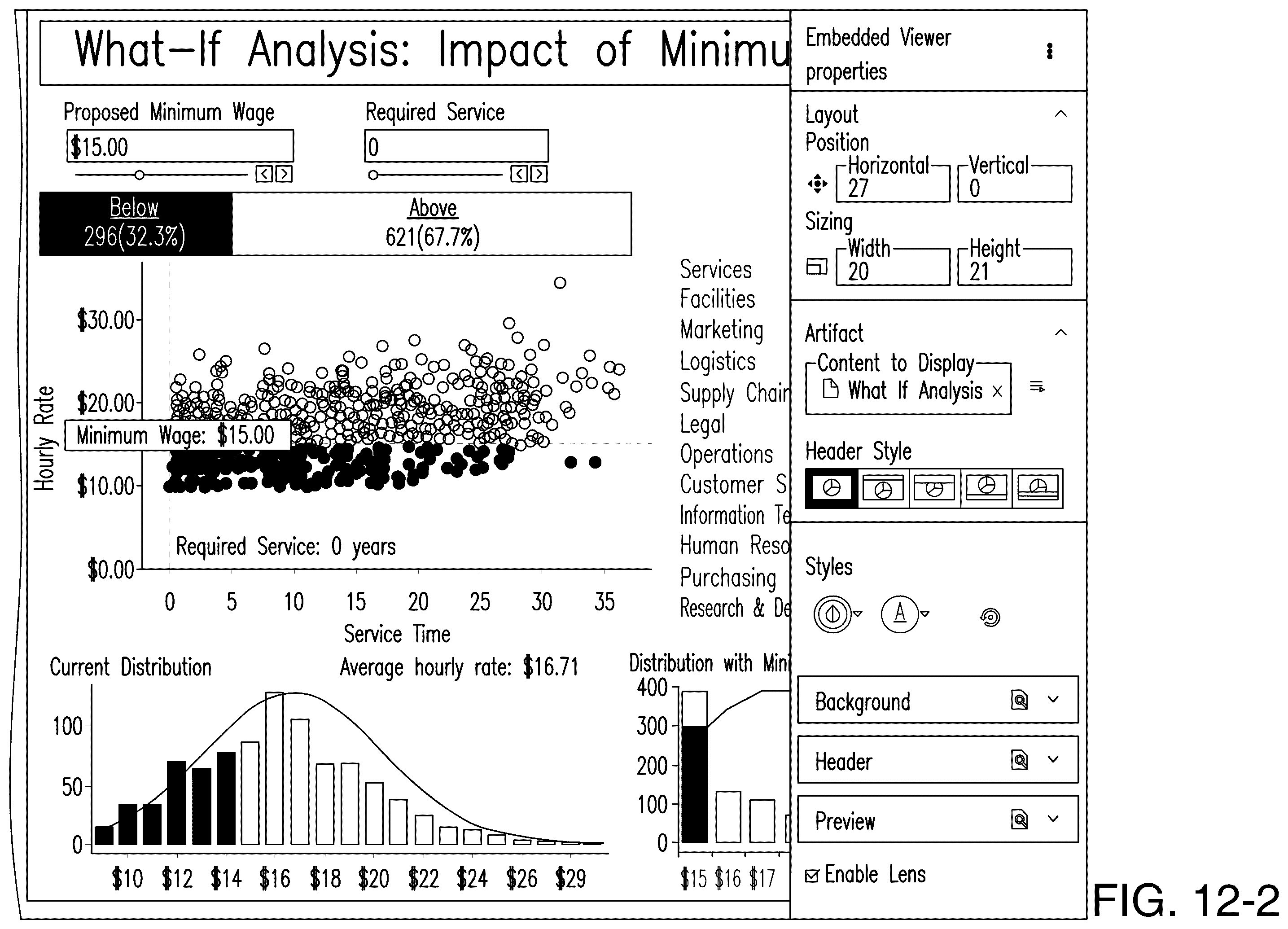 Patent US12602395 Figure 20 – Apparatus and method for filtering visualizations from or across different analytics platforms