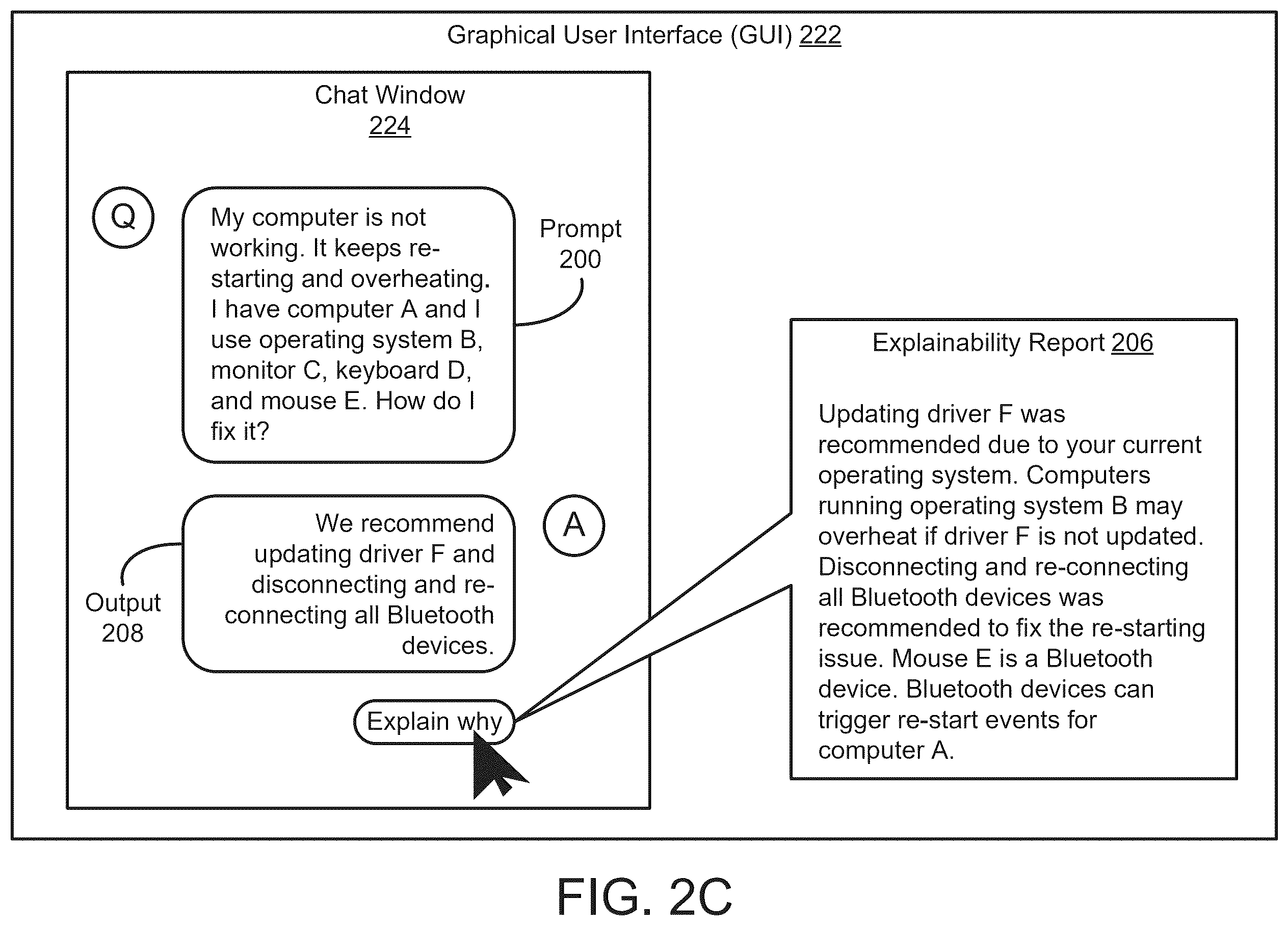 Patent US12602413 Figure 4 – Managing generative artificial intelligence (AI) model outputs using explainability reports