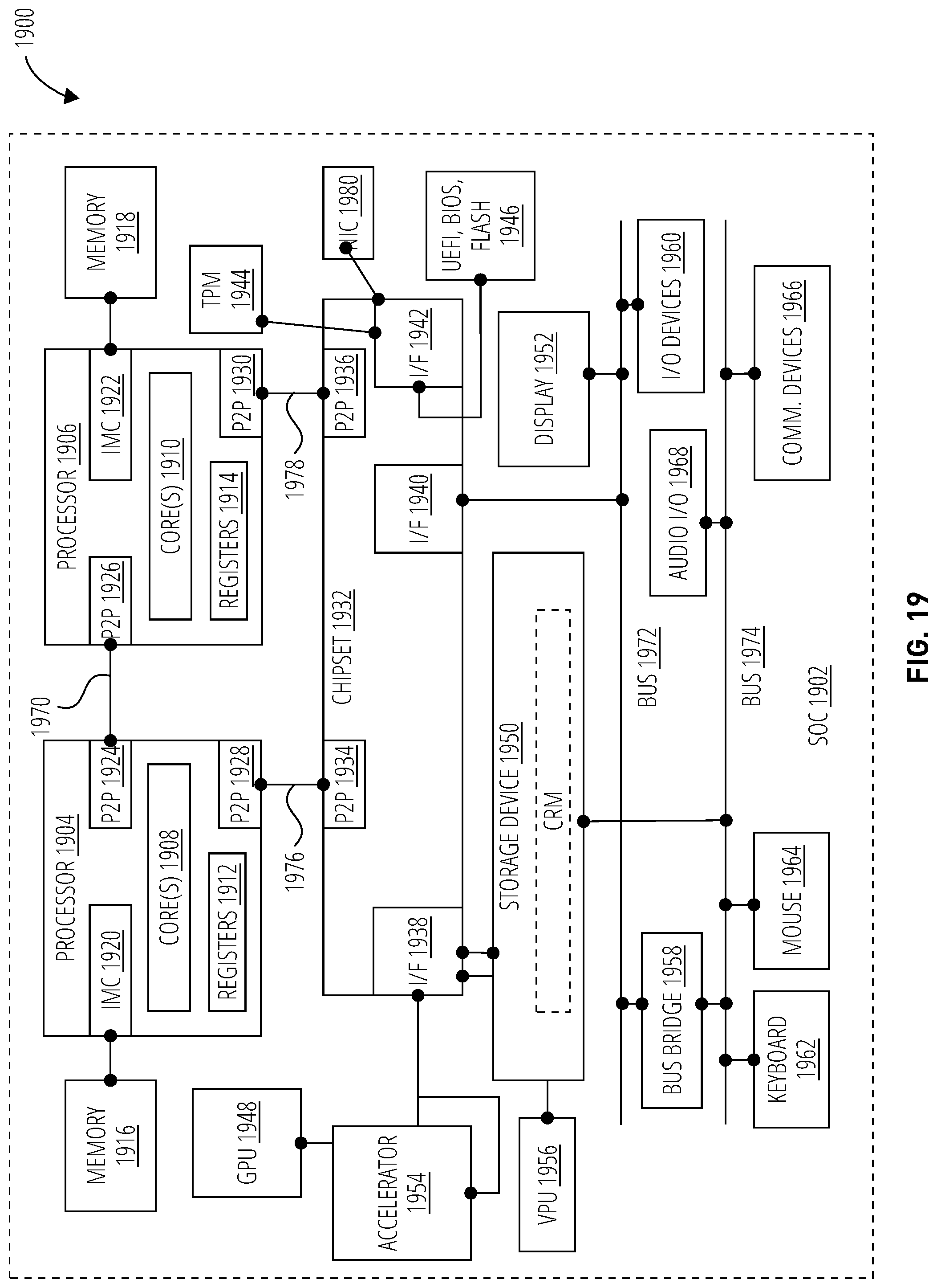Patent US12602415 Figure 19 – Inter-document search using knowledge-enriched vectors