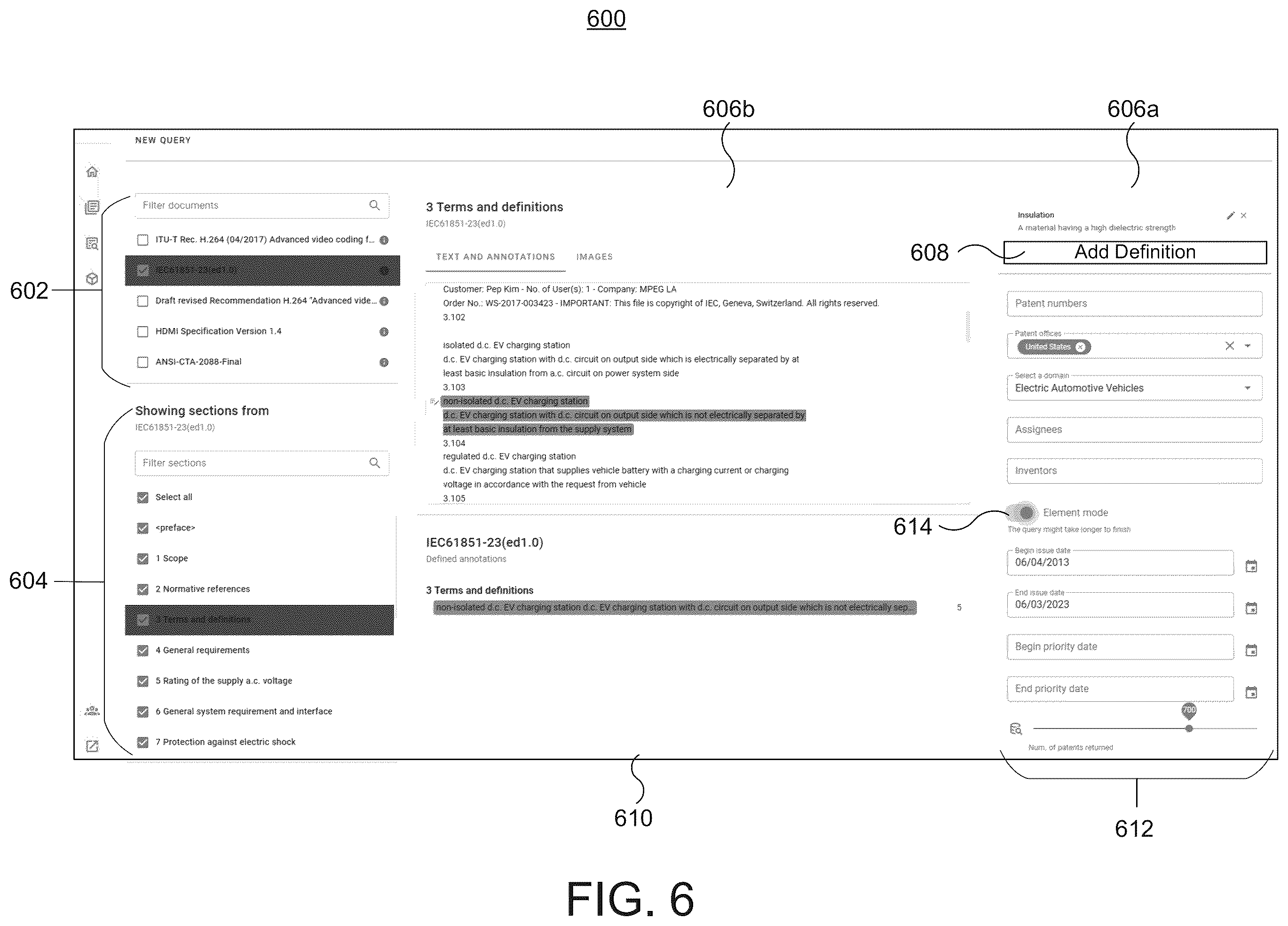 Patent US12602416 Figure 8 – Hybrid artificial intelligence system for semi-automatic patent claims analysis