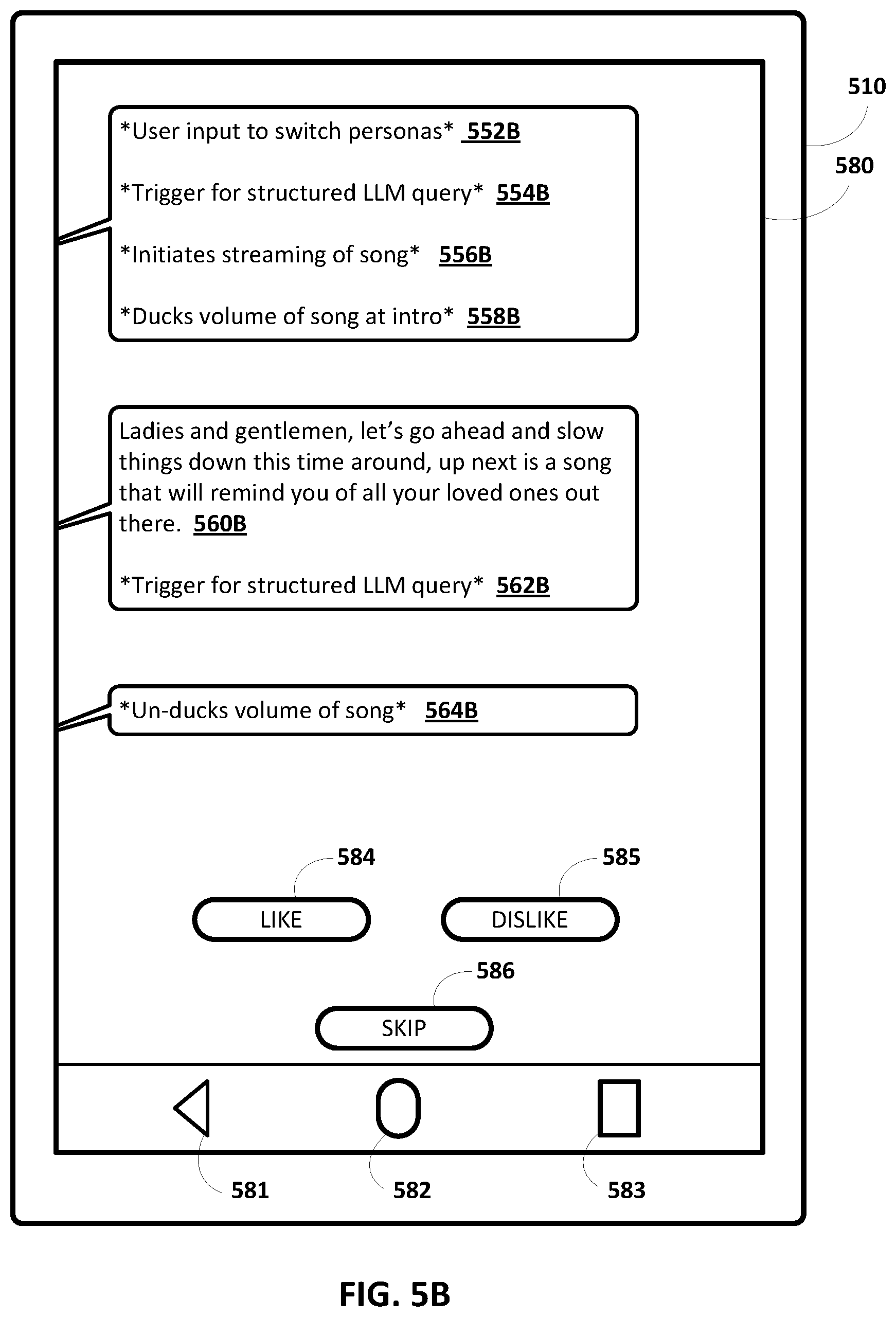 Patent US12602424 Figure 6 – Proactive personalization of multimedia content and dialog content through utilization of large language model(s)