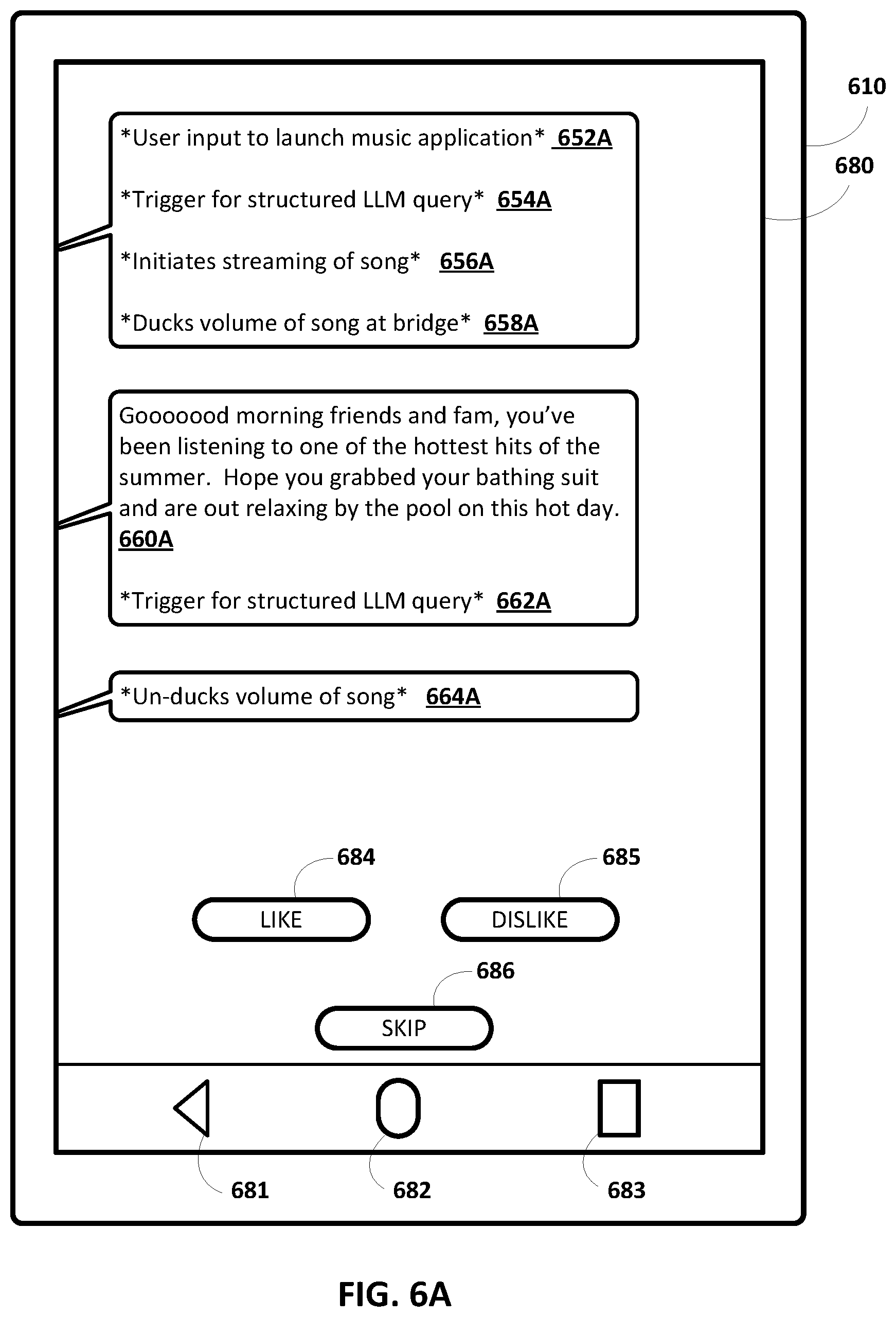 Patent US12602424 Figure 7 – Proactive personalization of multimedia content and dialog content through utilization of large language model(s)