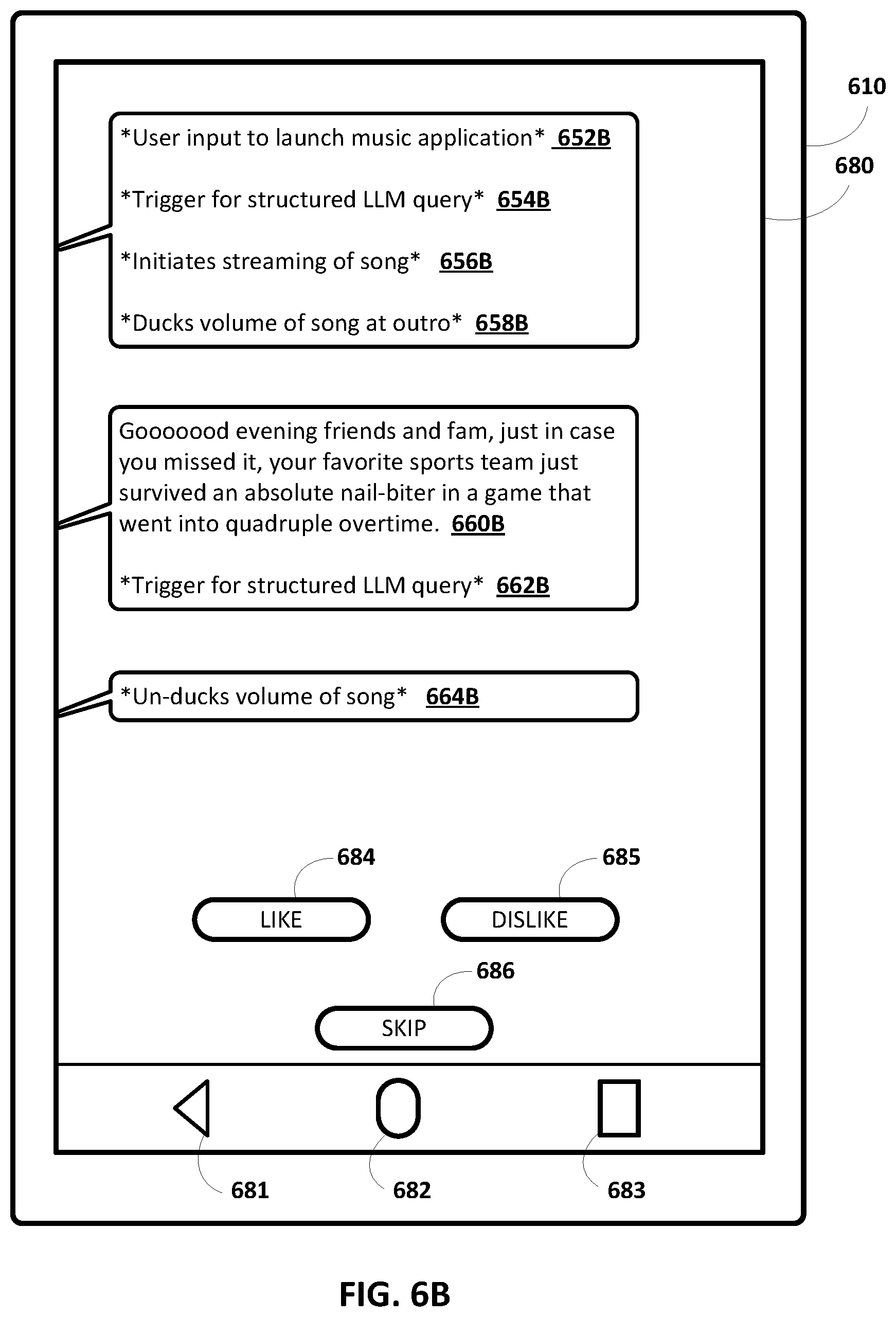 Patent US12602424 Figure 8 – Proactive personalization of multimedia content and dialog content through utilization of large language model(s)