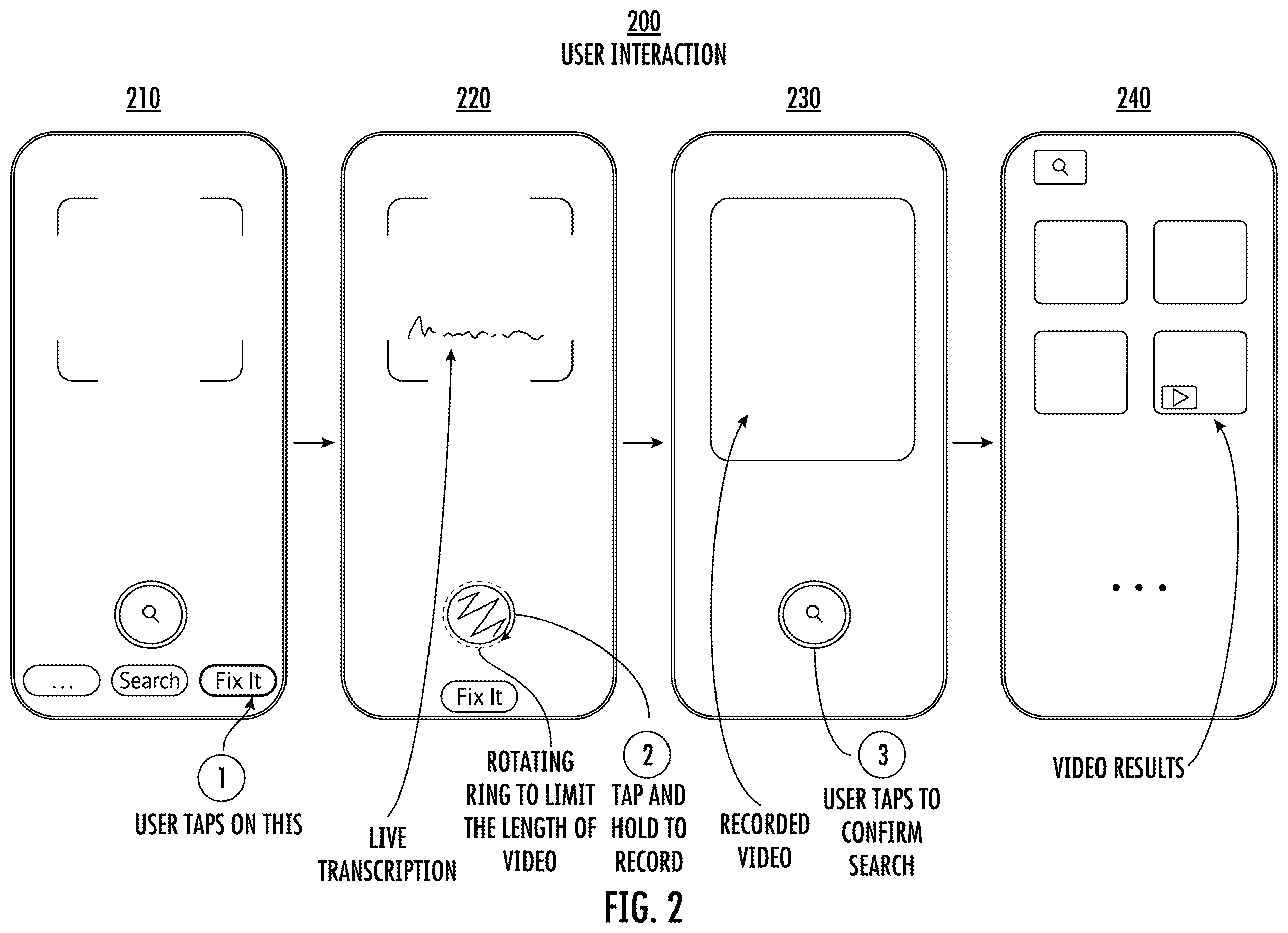 Patent US12602429 Figure 2 – Video and audio multimodal searching system