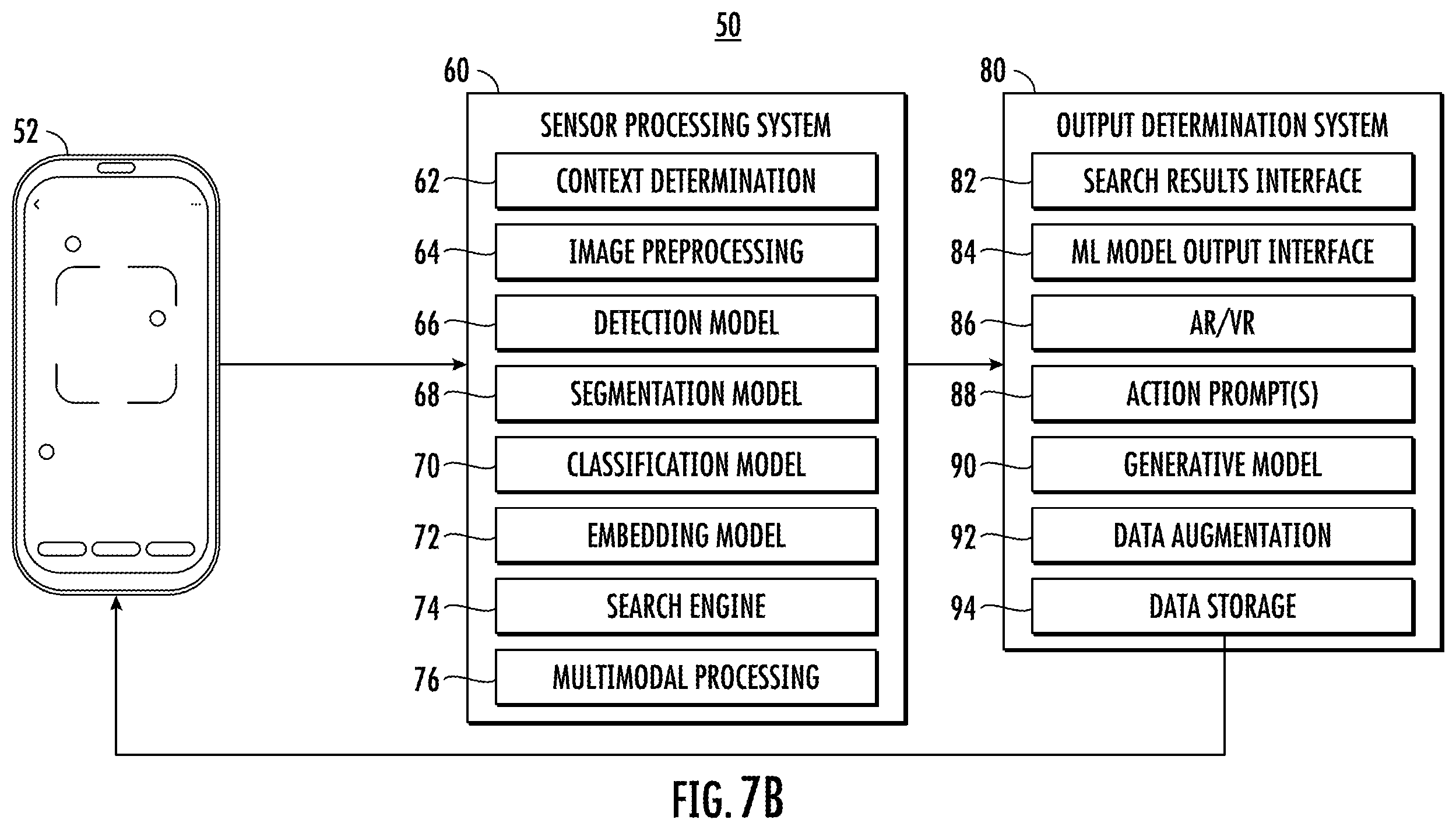 Patent US12602429 Figure 12 – Video and audio multimodal searching system