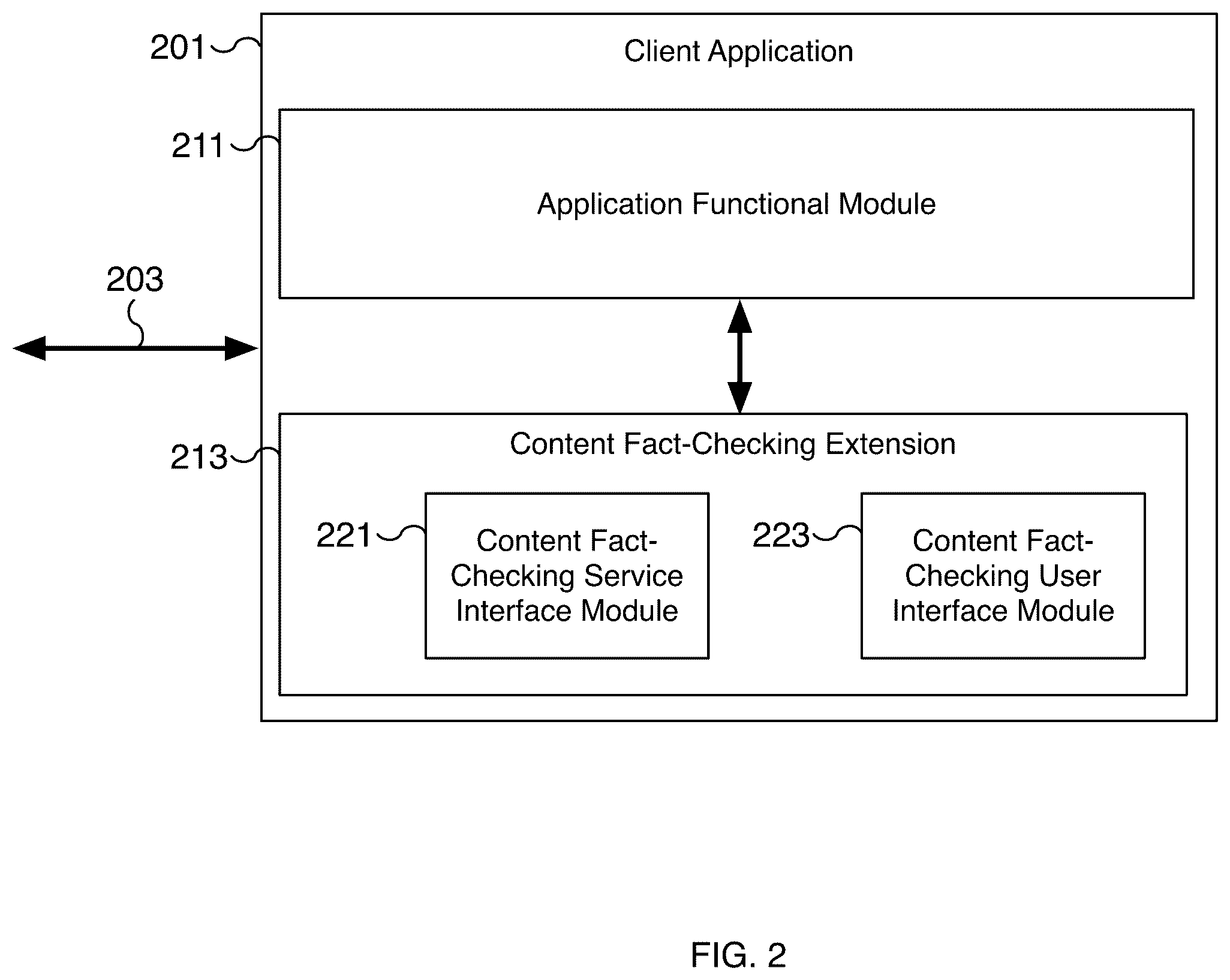 Patent US12602436 Figure 2 – System for real-time fact-checking of multimedia content