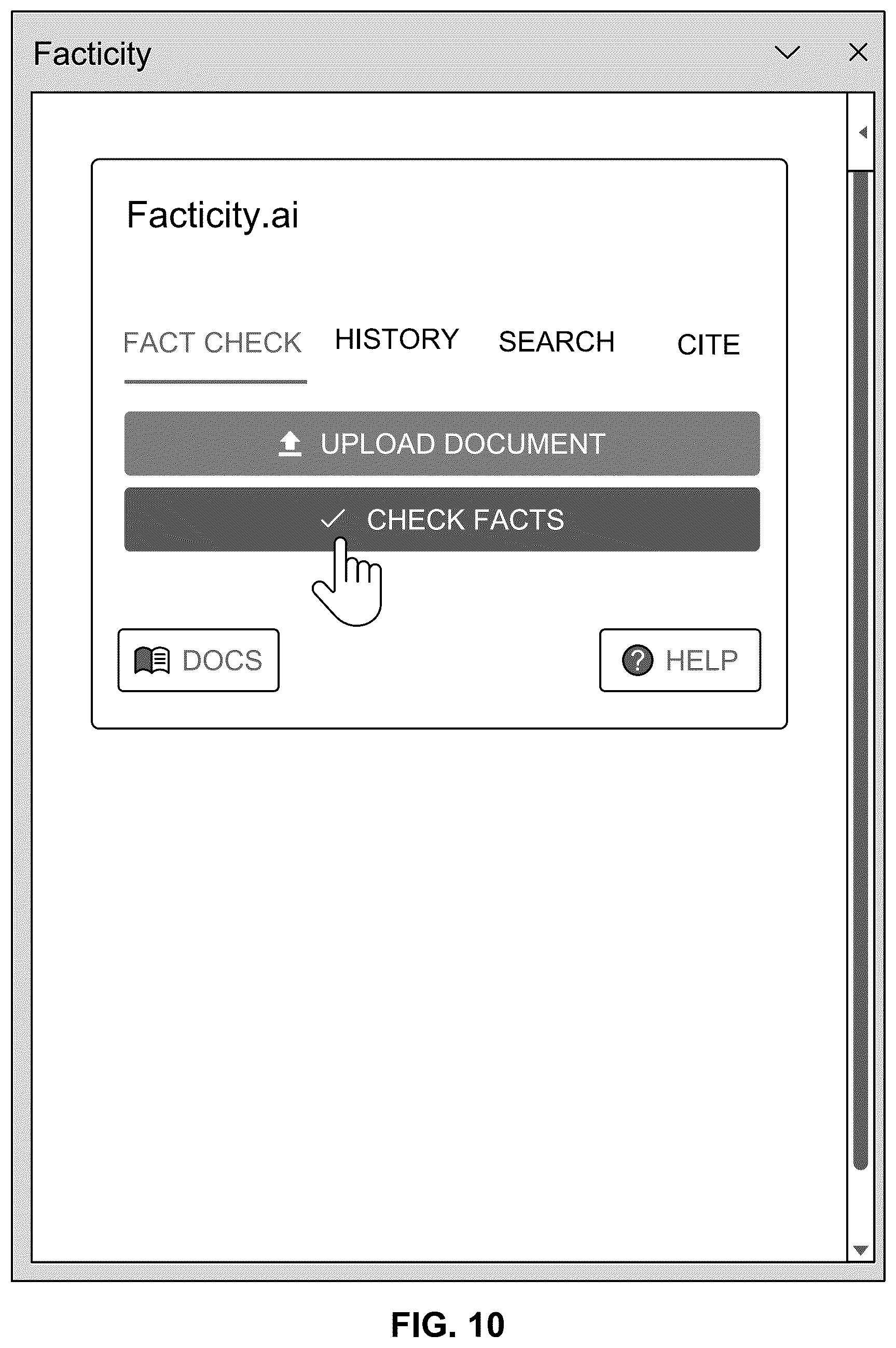 Patent US12602436 Figure 10 – System for real-time fact-checking of multimedia content