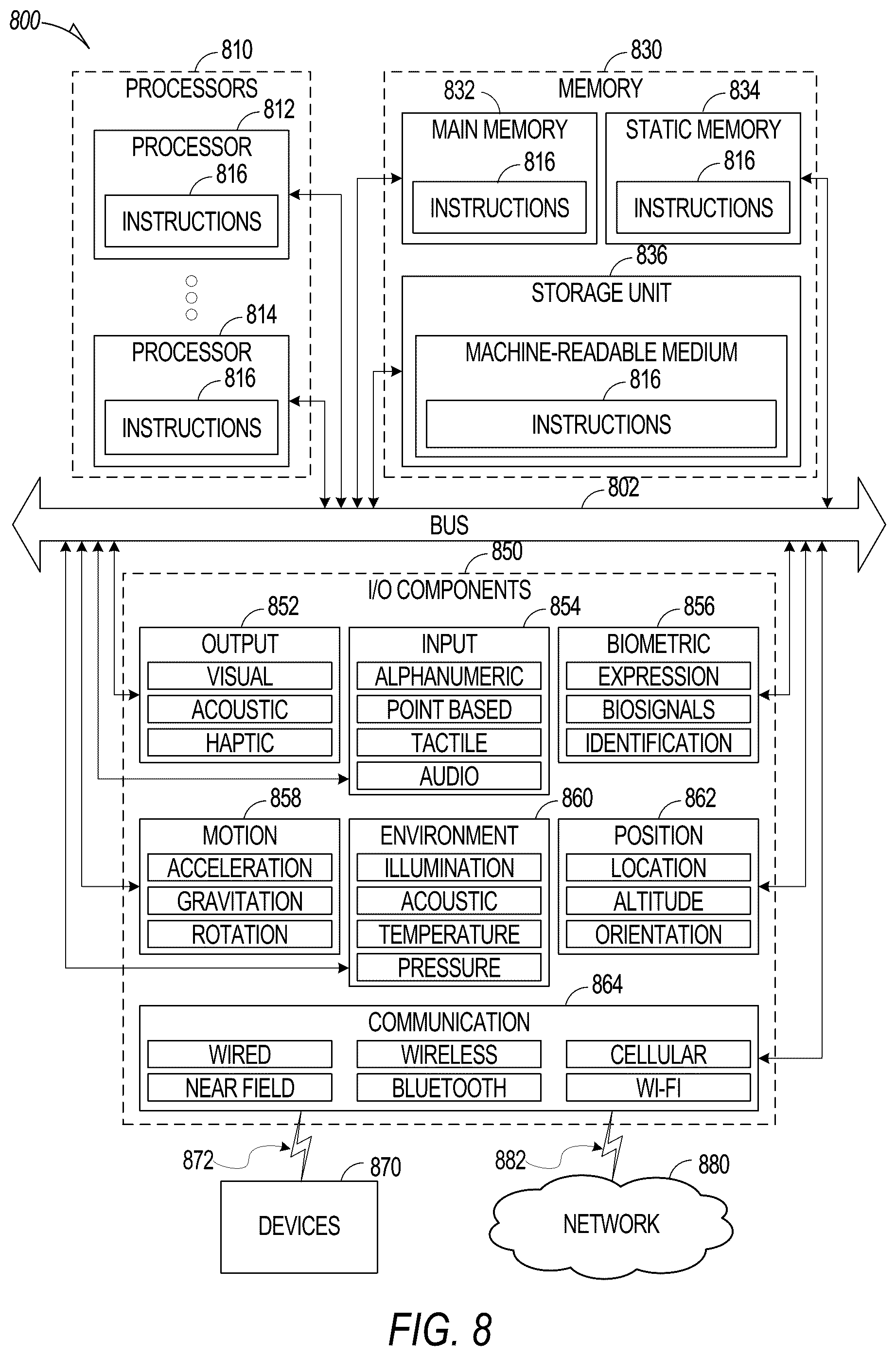 Patent US12602443 Figure 8 – Semantic-aware next best action recommendation