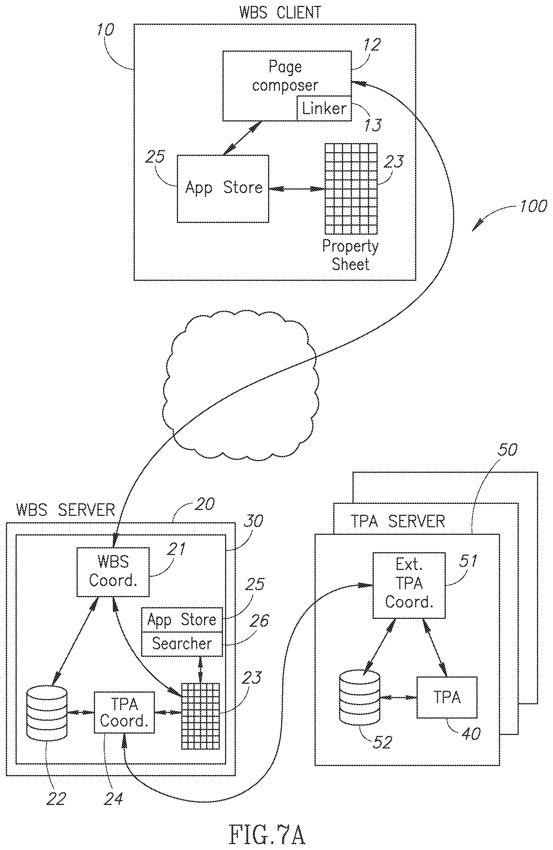 Patent US12602447 Figure 7 – System and method for third party application activity data collection