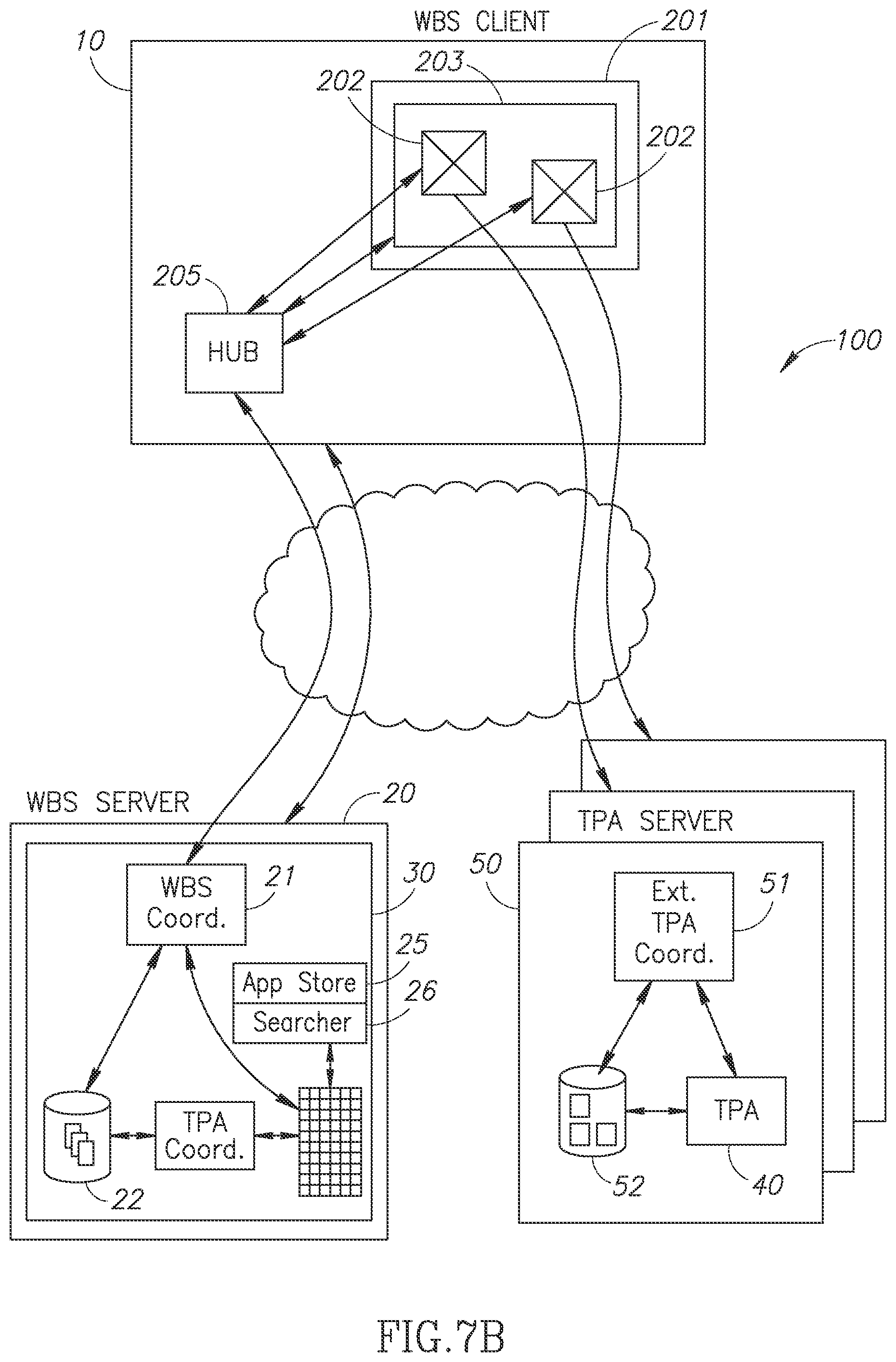 Patent US12602447 Figure 8 – System and method for third party application activity data collection