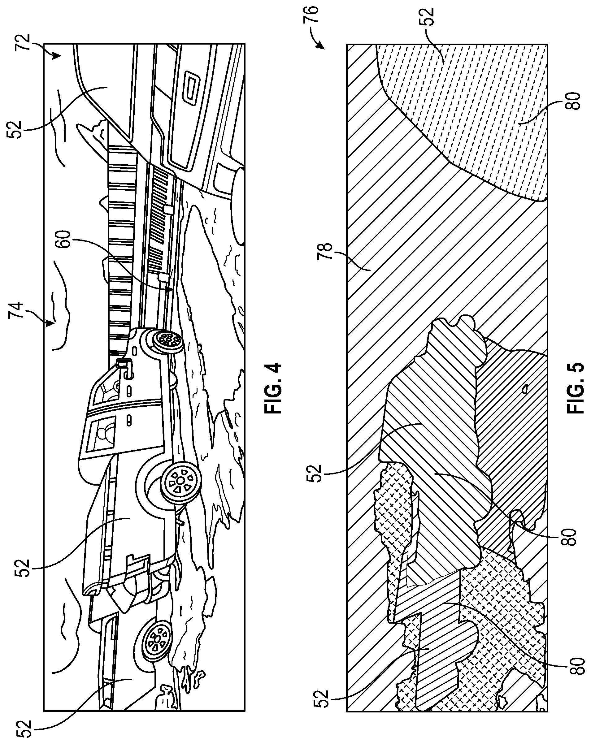 Patent US12602452 Figure 4 – Filtering of dynamic objects from vehicle generated map