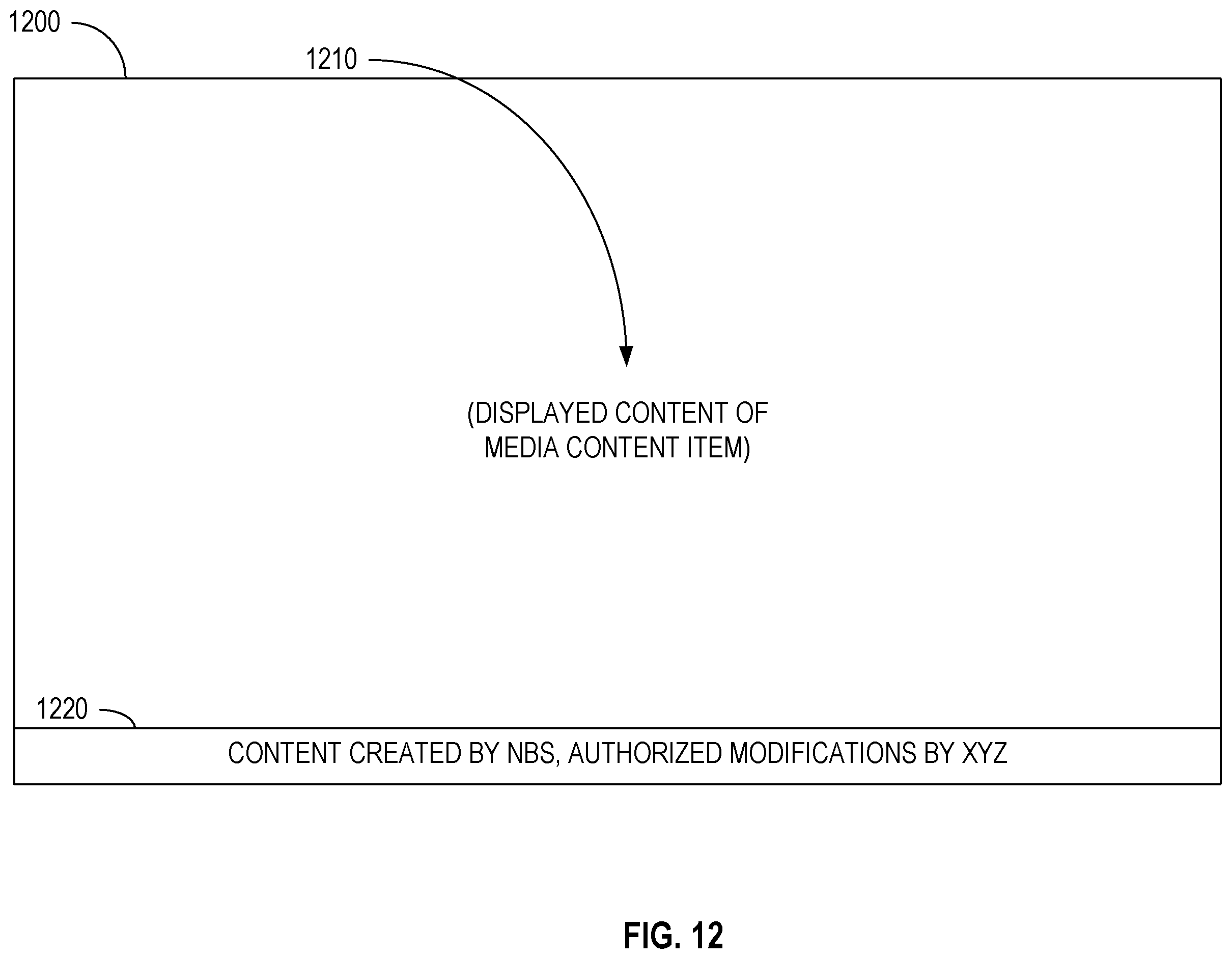 Patent US12602453 Figure 12 – Media authentication