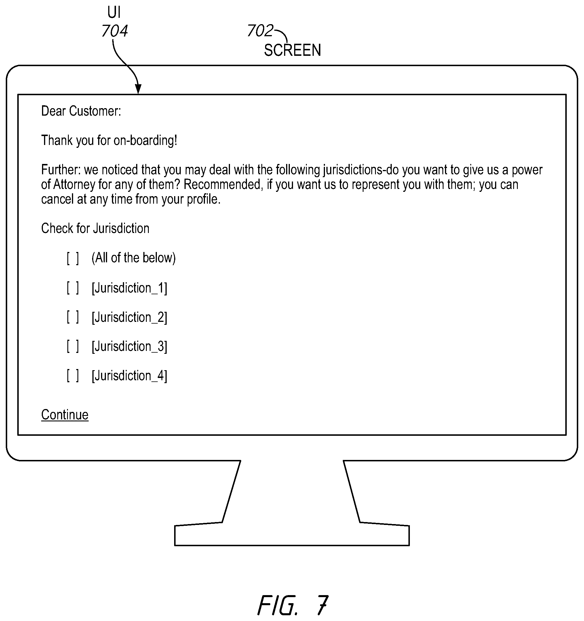 Patent US12602456 Figure 7 – Computing systems for generating authorization credentials and receiving verified authorization credentials